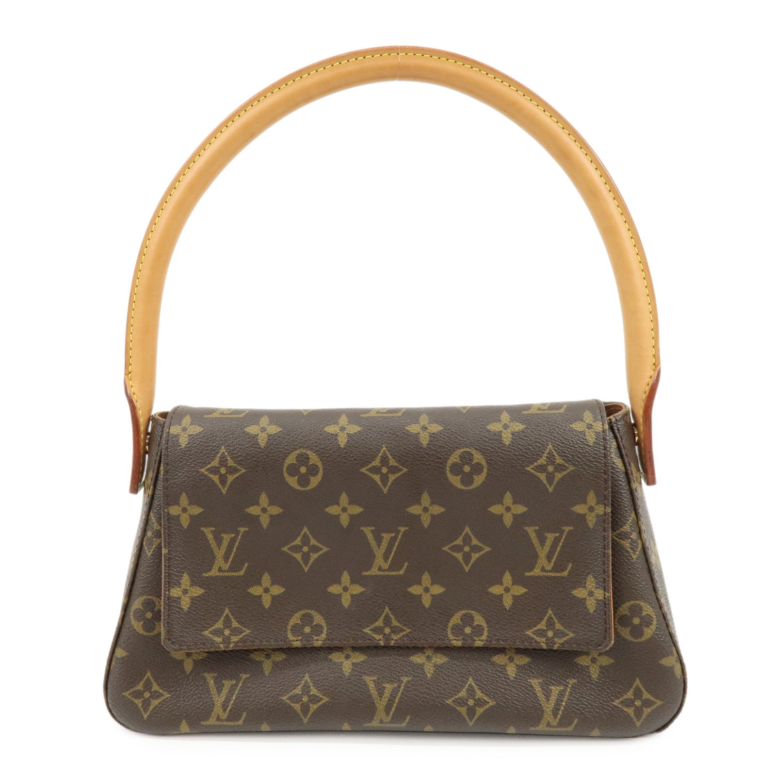 Louis Vuitton Monogram Mini Looping Shoulder Bag Brown M51147