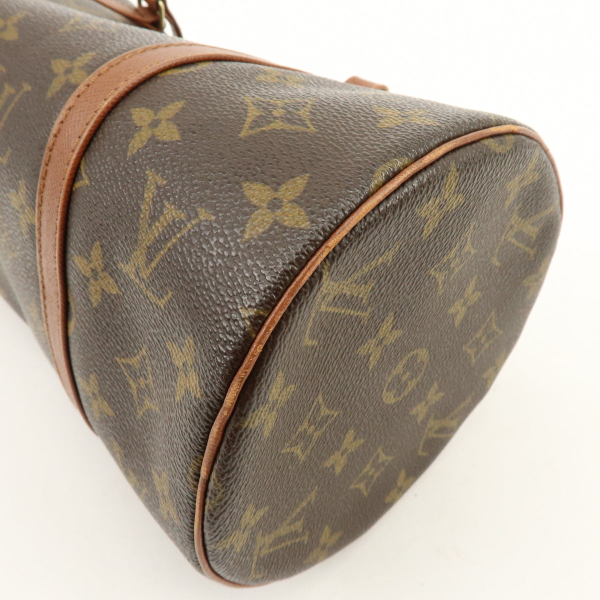 Louis Vuitton Monogram Papillon 30 Hand Bag Brown M51365