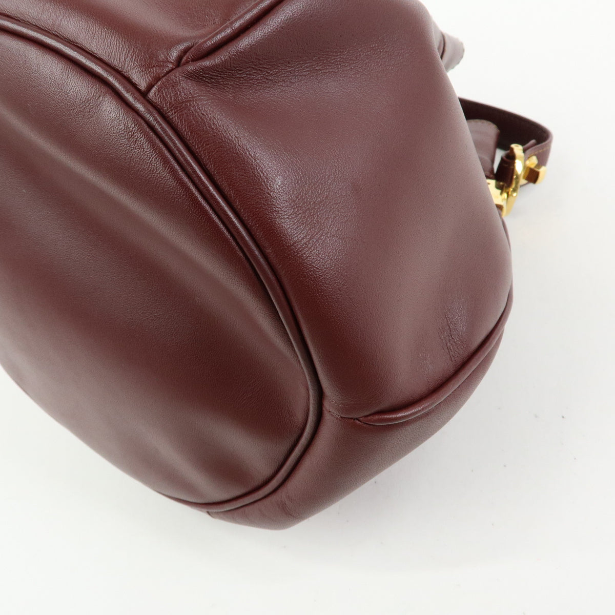 Cartier Must de Cartier Leather Shoulder Bag Crossbody Bag Bordeaux