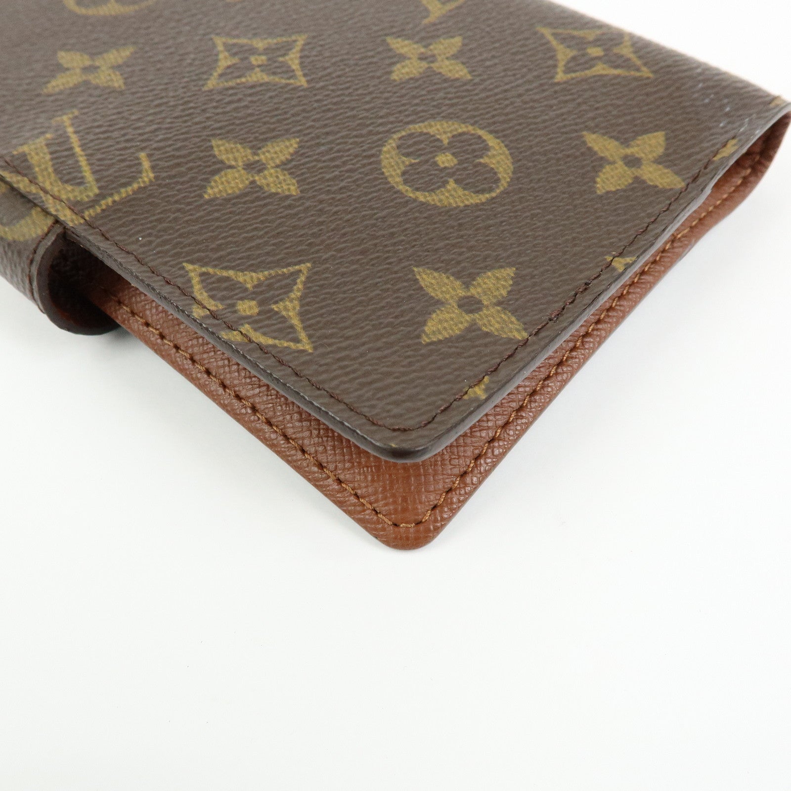 Louis Vuitton Monogram Agenda PM Planner Cover Brown R20005