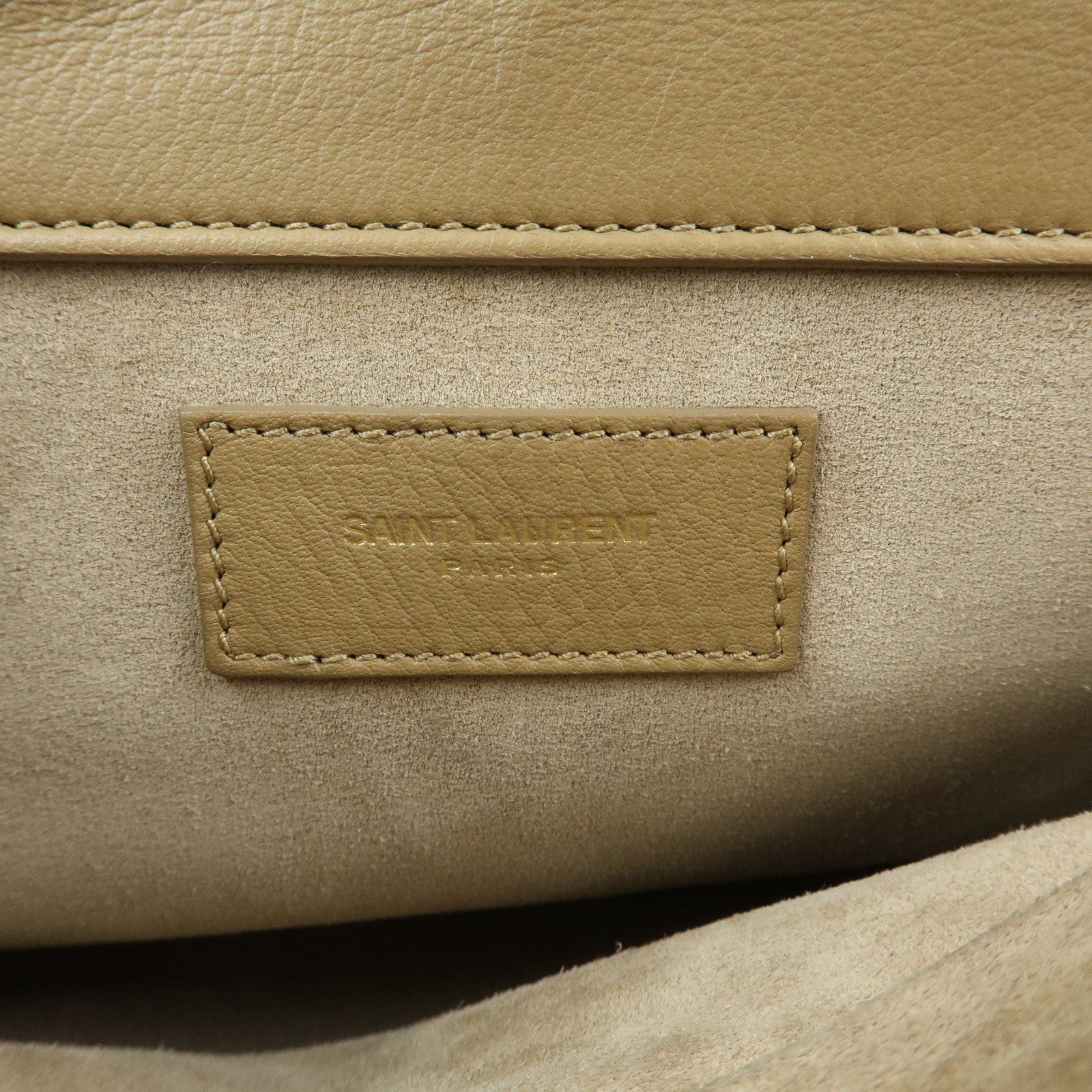 SAINT LAURENT PARIS Muse Two Leather Suede 2Way Bag Hand Bag 368229