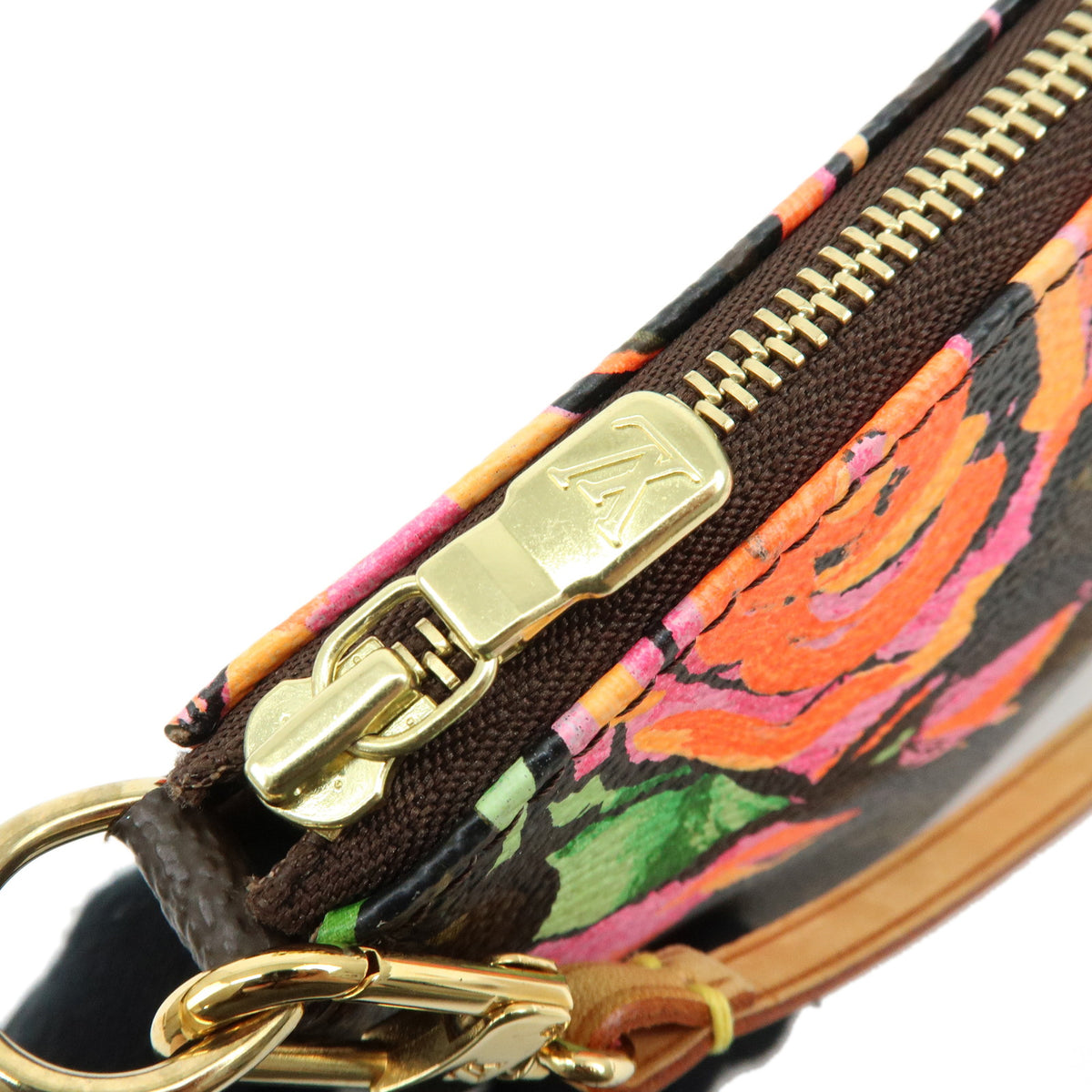 Louis Vuitton Monogram Rose Pochette Accessoires Pouch Brown M48615