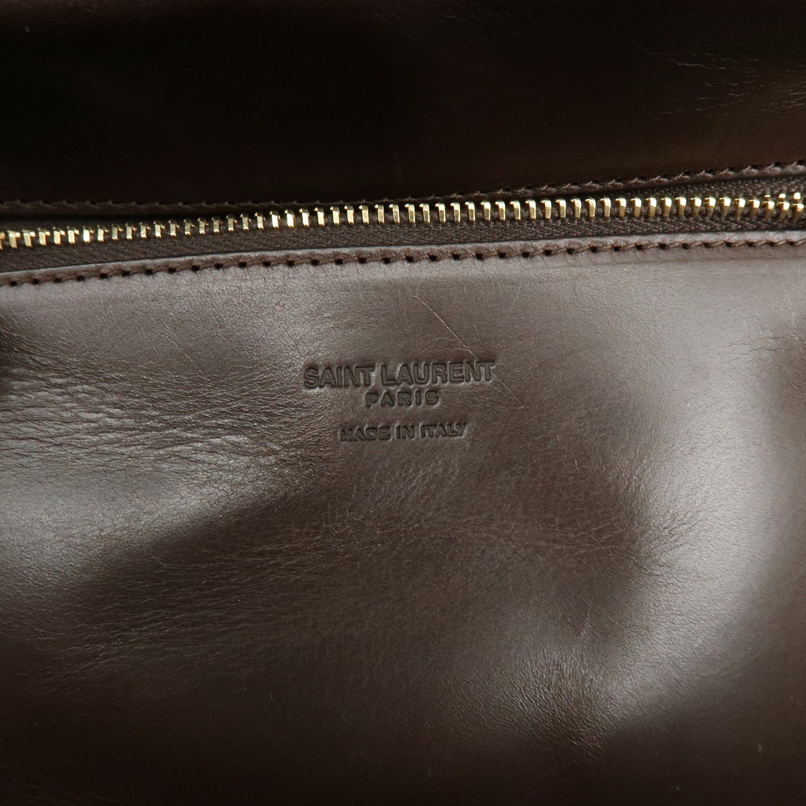 SAINT LAURENT PARIS Raffia Leather Panier Tote Bag Natural 579521