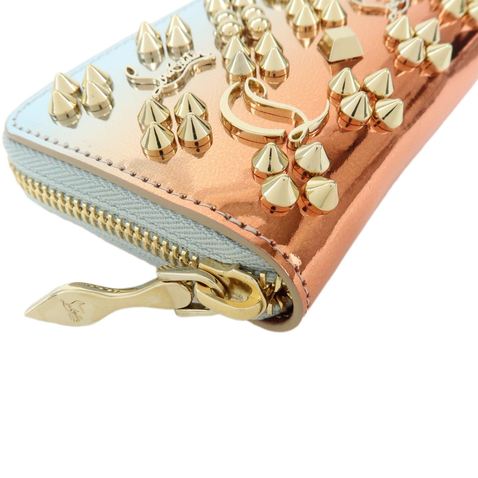Christian Louboutin Panettone Patent Leather Coin Case Coin Purse