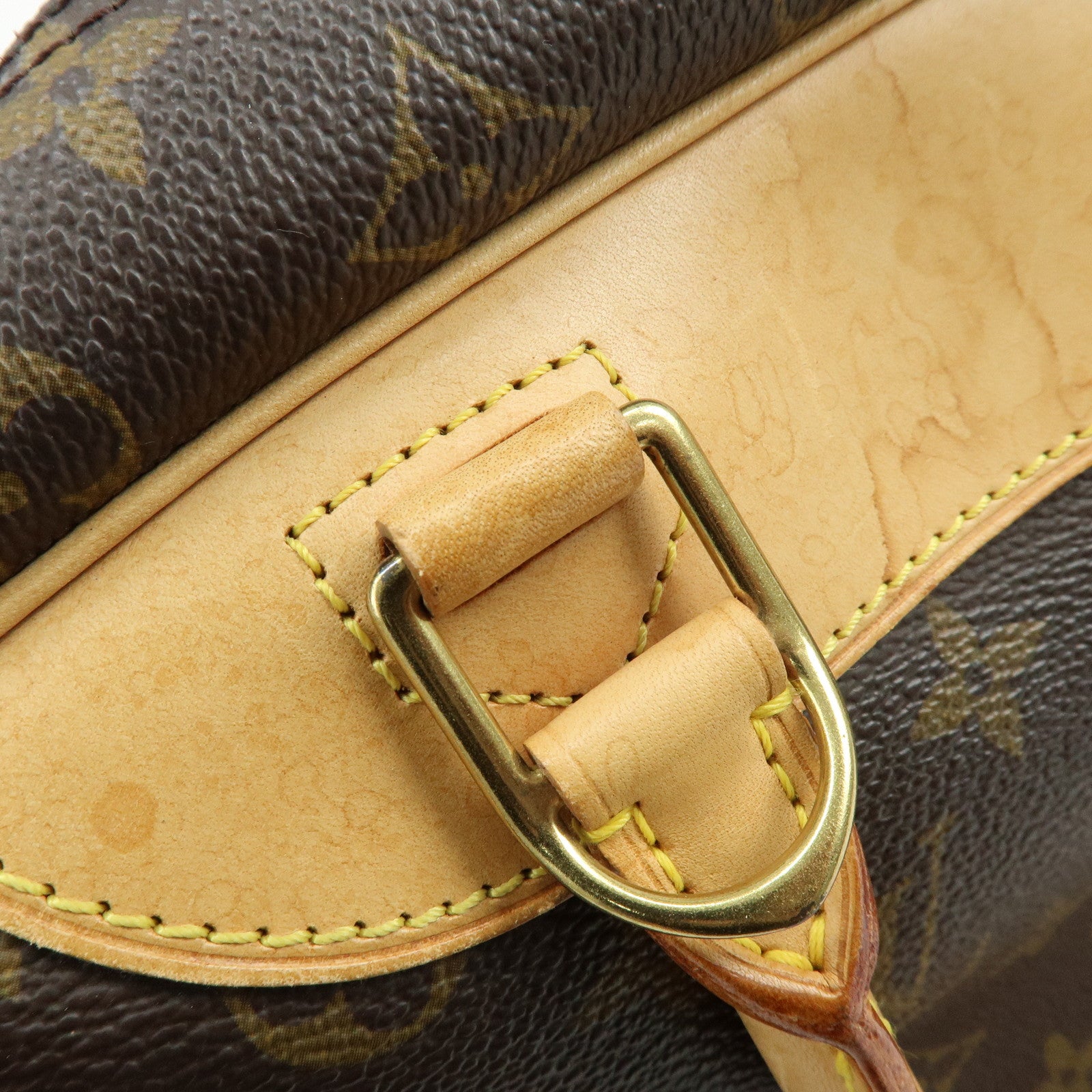 Louis Vuitton Monogram Deauville Canvas Hand Bag Brown M47270