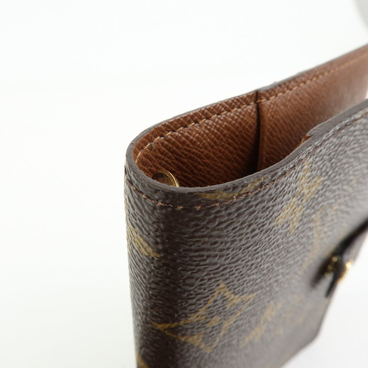Louis Vuitton Monogram Agenda PM Planner Cover Brown R20005