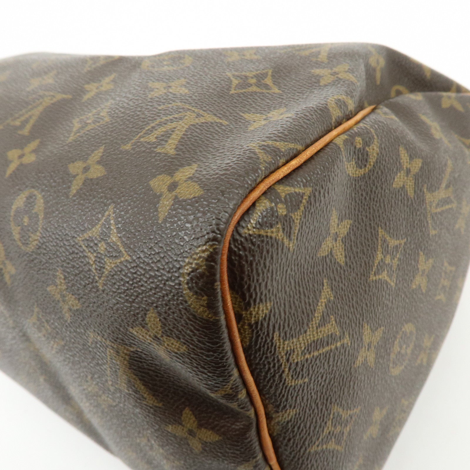 Louis Vuitton Monogram Speedy 30 Boston Bag Hand Bag Brown M41526