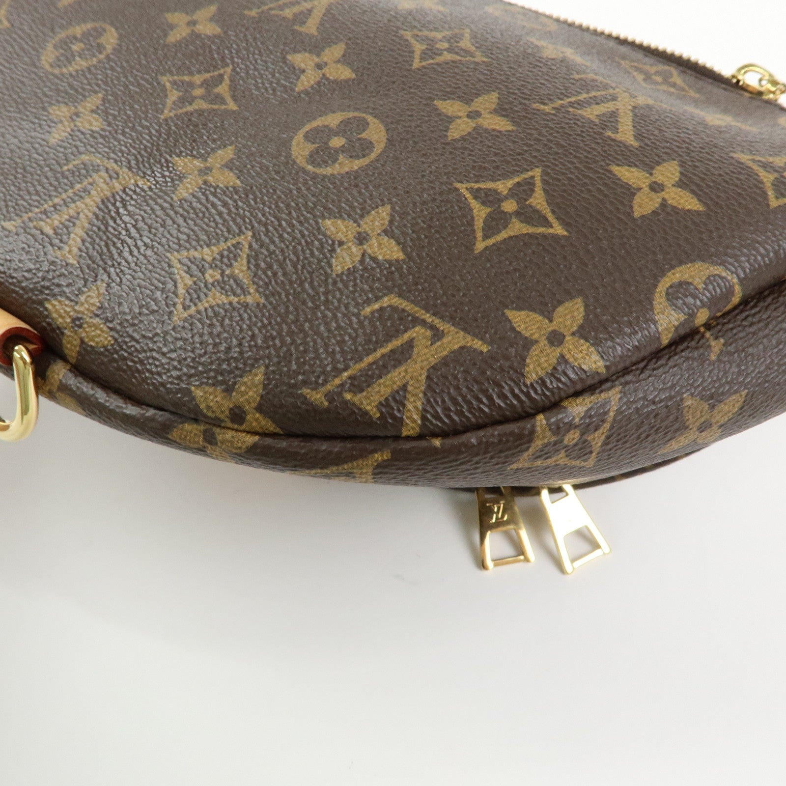 Louis Vuitton Monogram Bum Bag Crossbody Shoulder Bag Brown M43644