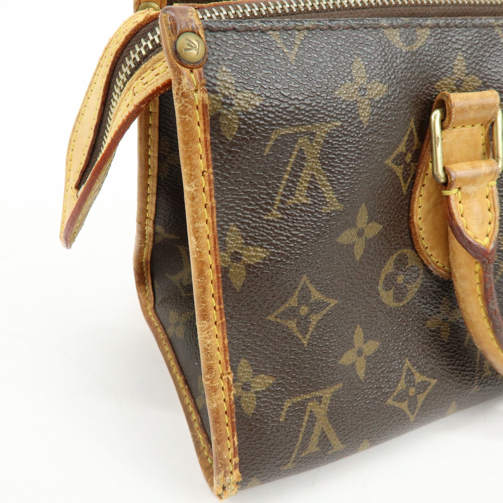 Louis Vuitton Monogram Popincourt Hand Bag Brown M40009