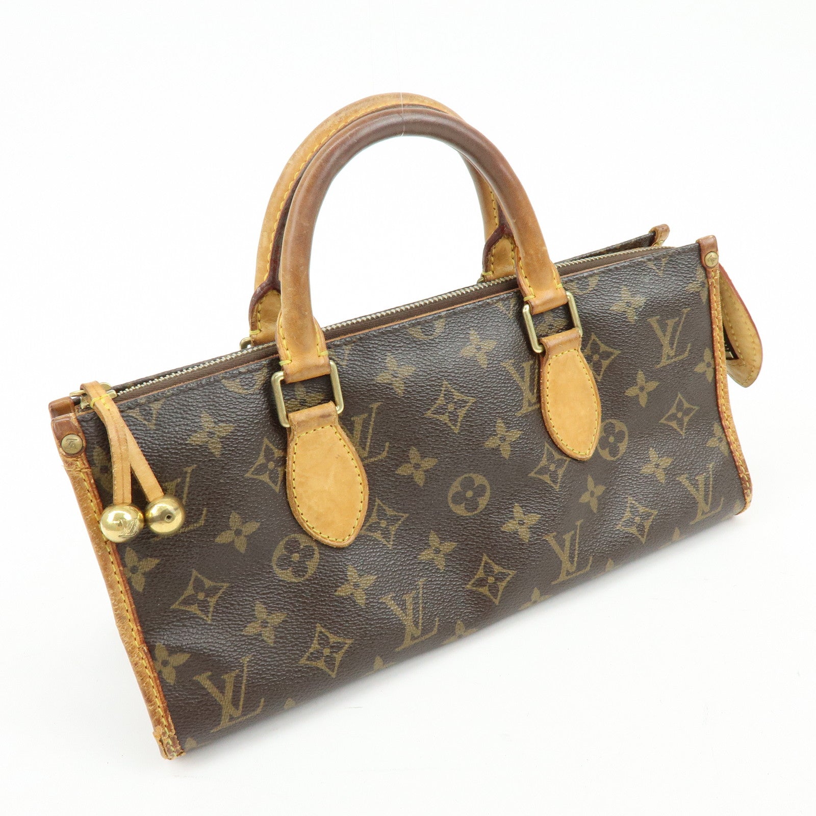 Louis Vuitton Monogram Popincourt Hand Bag Brown M40009