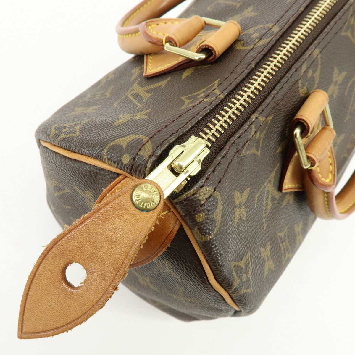 Louis Vuitton Monogram Speedy 25 Boston Bag Hand Bag Brown M41528