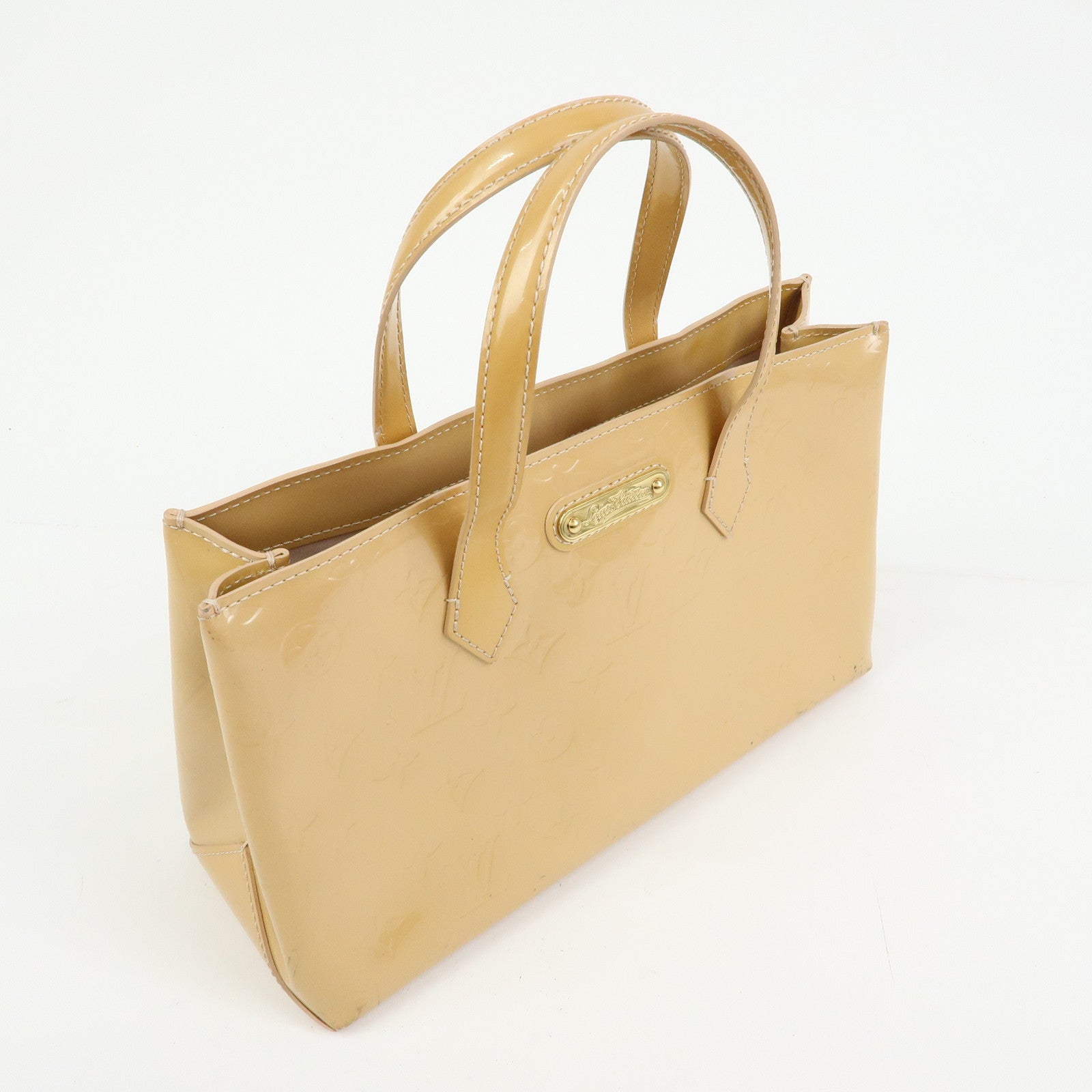 Louis Vuitton Monogram Vernis Wilshire PM Hand Bag M91642