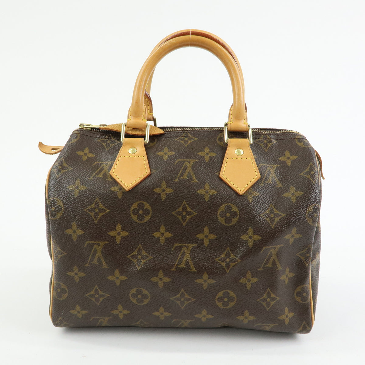 Louis Vuitton Monogram Speedy 25 Boston Bag Hand Bag Brown M41528