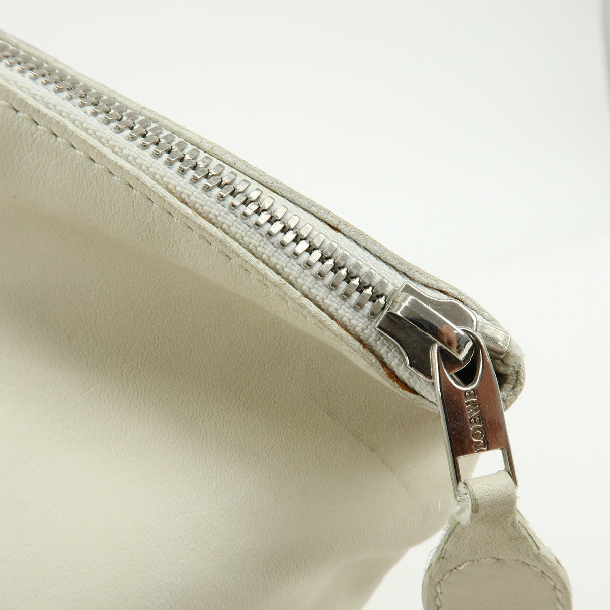 LOEWE Anton Leather Backpack Rucksack Ivory
