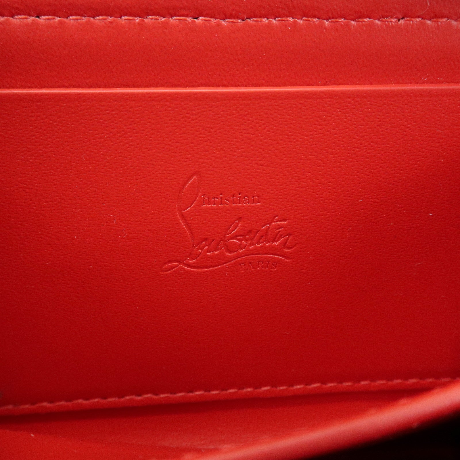 Christian Louboutin Panettone Patent Leather Coin Case Coin Purse