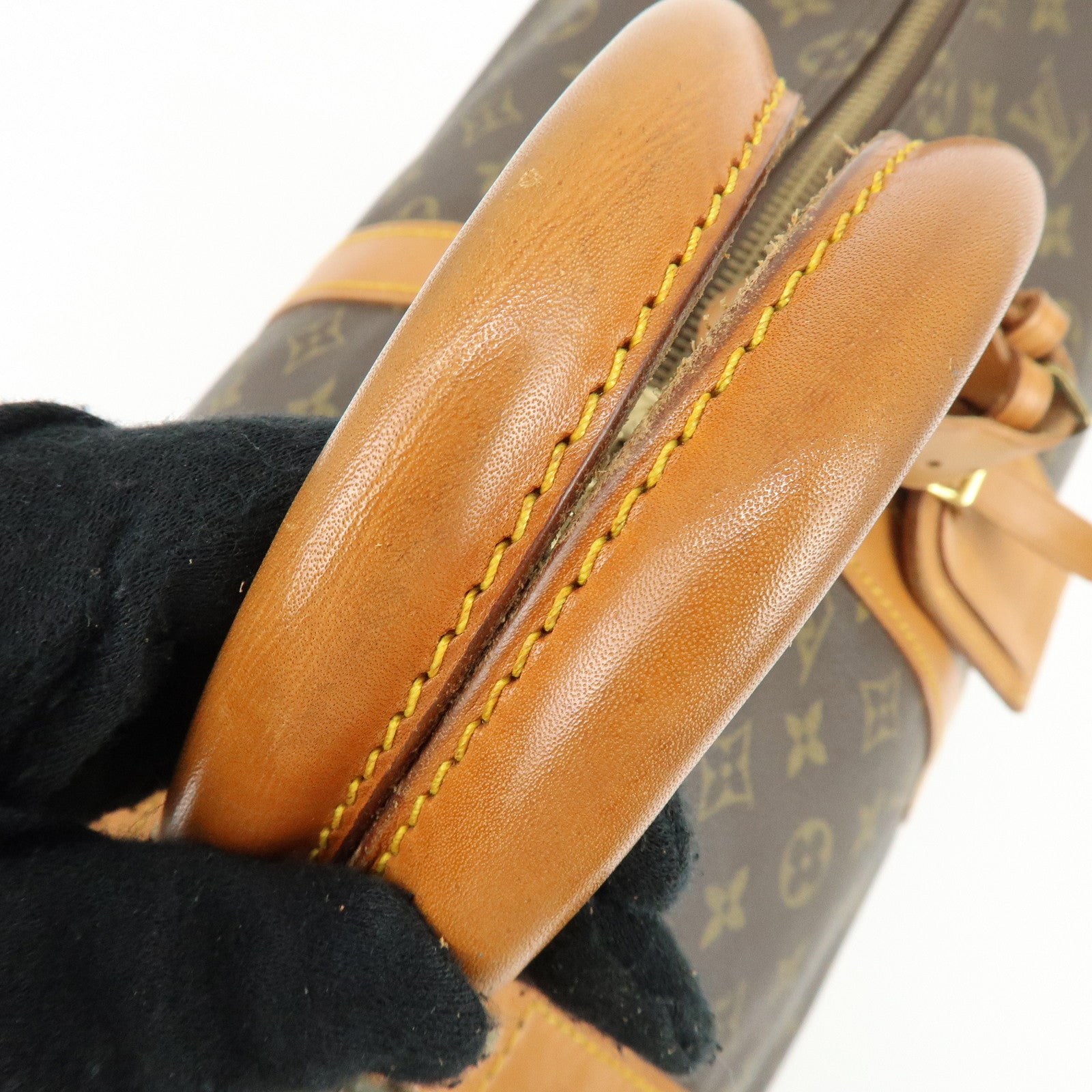 Louis Vuitton Keep All Bandouliere 50 Boston Bag Brown M41416