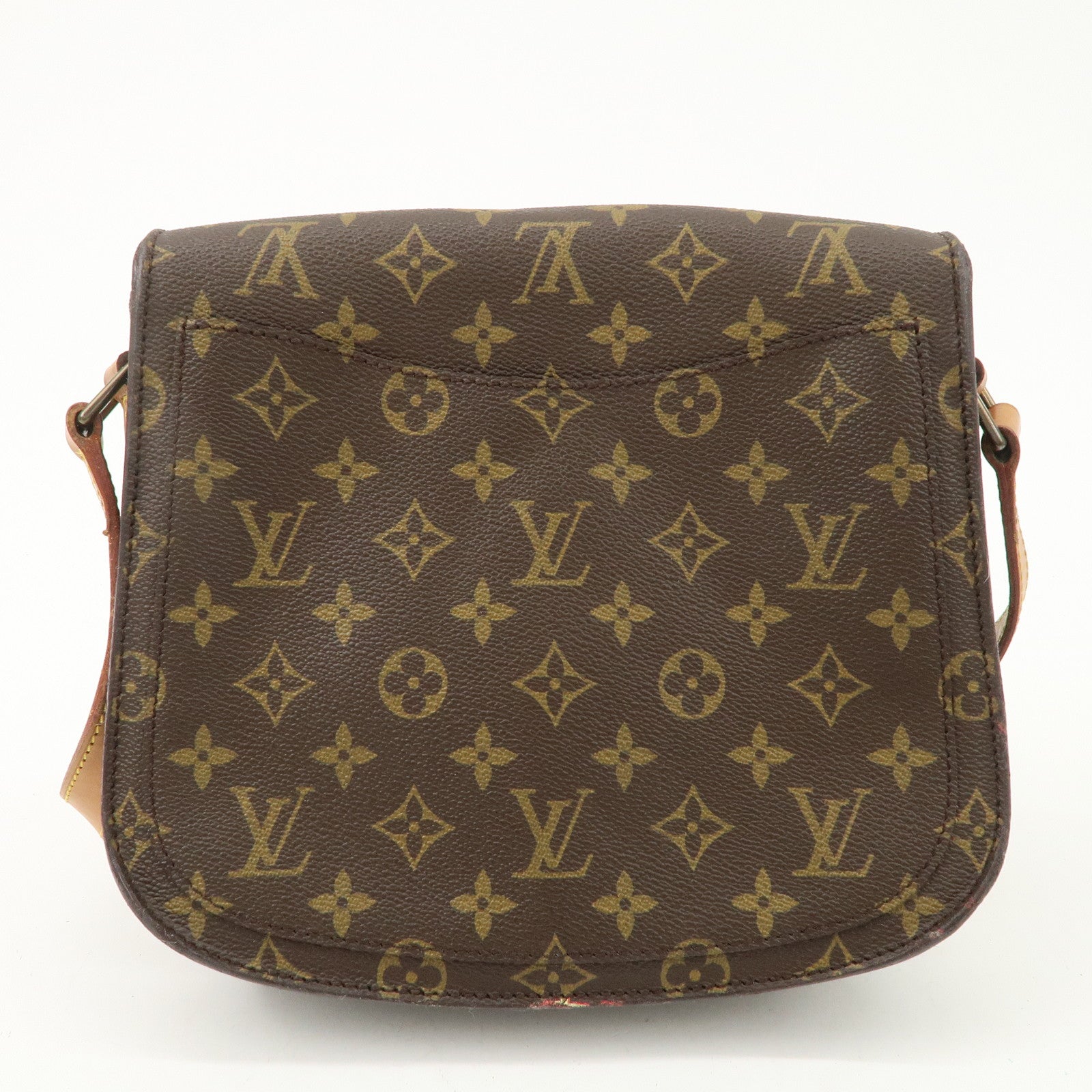 Louis Vuitton Monogram Saint Cloud GM Shoulder Bag Brown M51242 Used