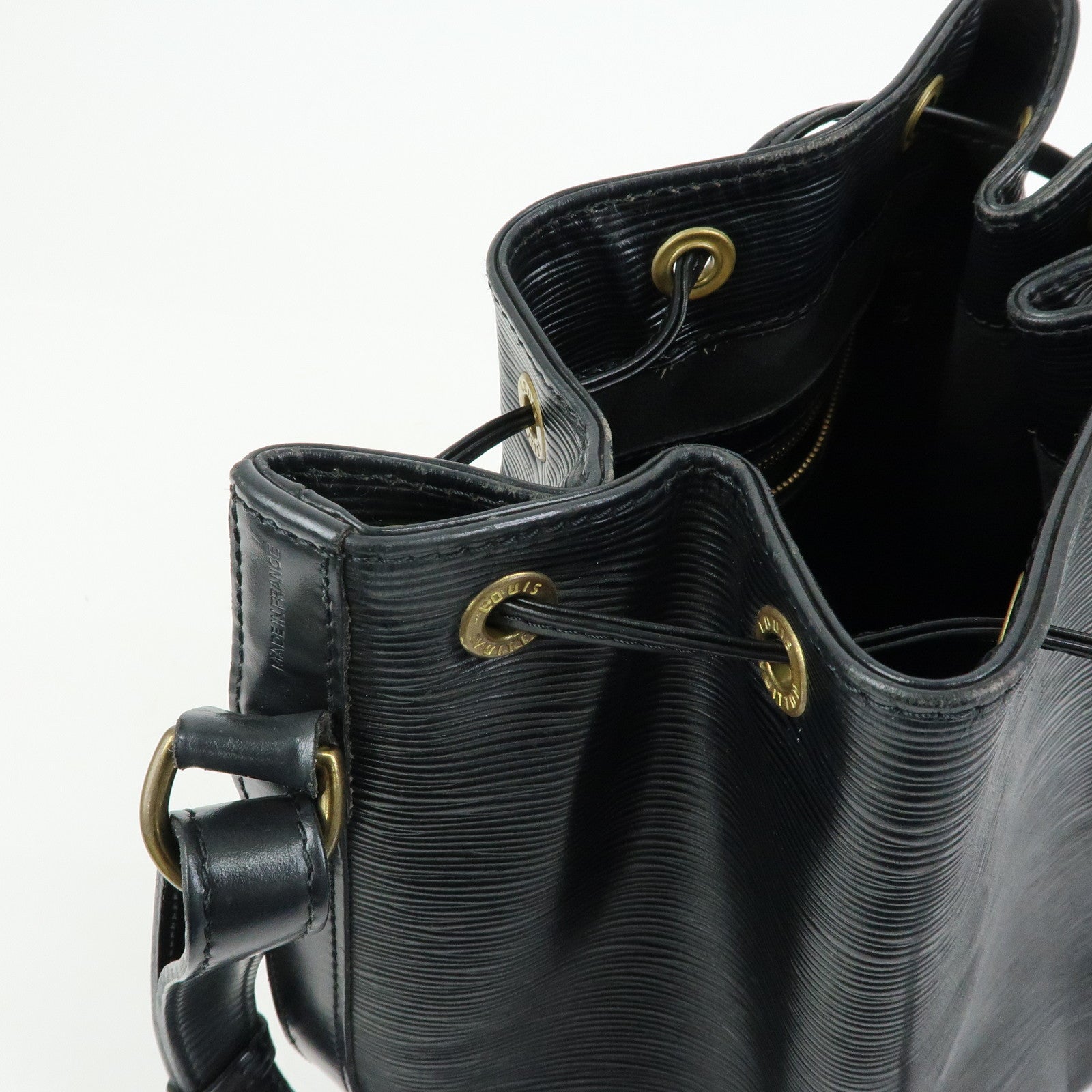 Louis Vuitton Epi Leather Petit Noe Shoulder Bag Noir Black M59012