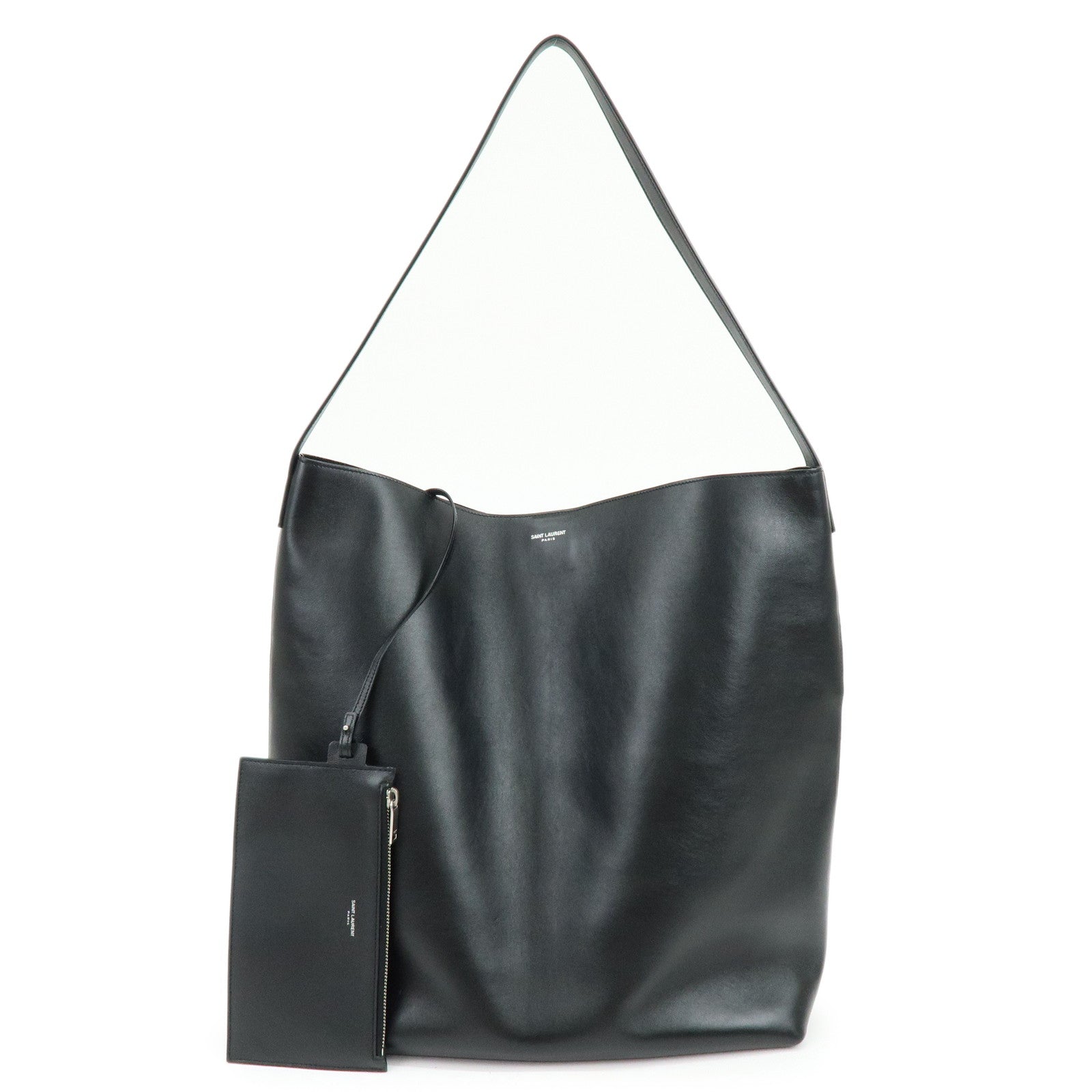 SAINT LAURENT PARIS Sac Bold Hobo Calf Leather Shoulder Bag 819623