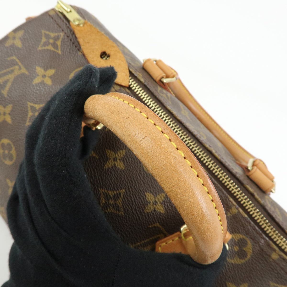 Louis Vuitton Monogram Speedy 30 Boston Bag Hand Bag Brown M41526