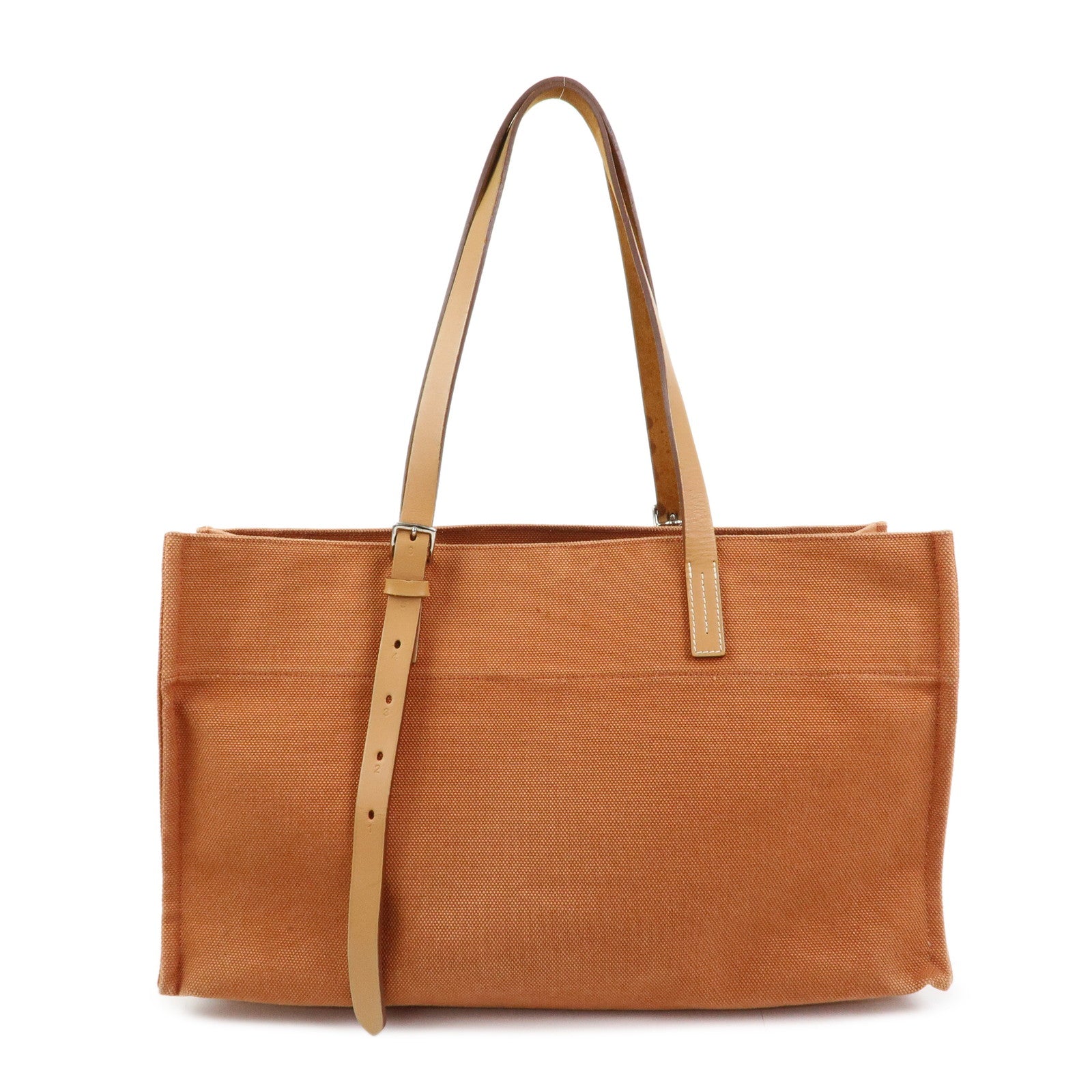 HERMES Etriviere Elan Toile Goeland Tote Bag Shoulder Bag □O Stamped