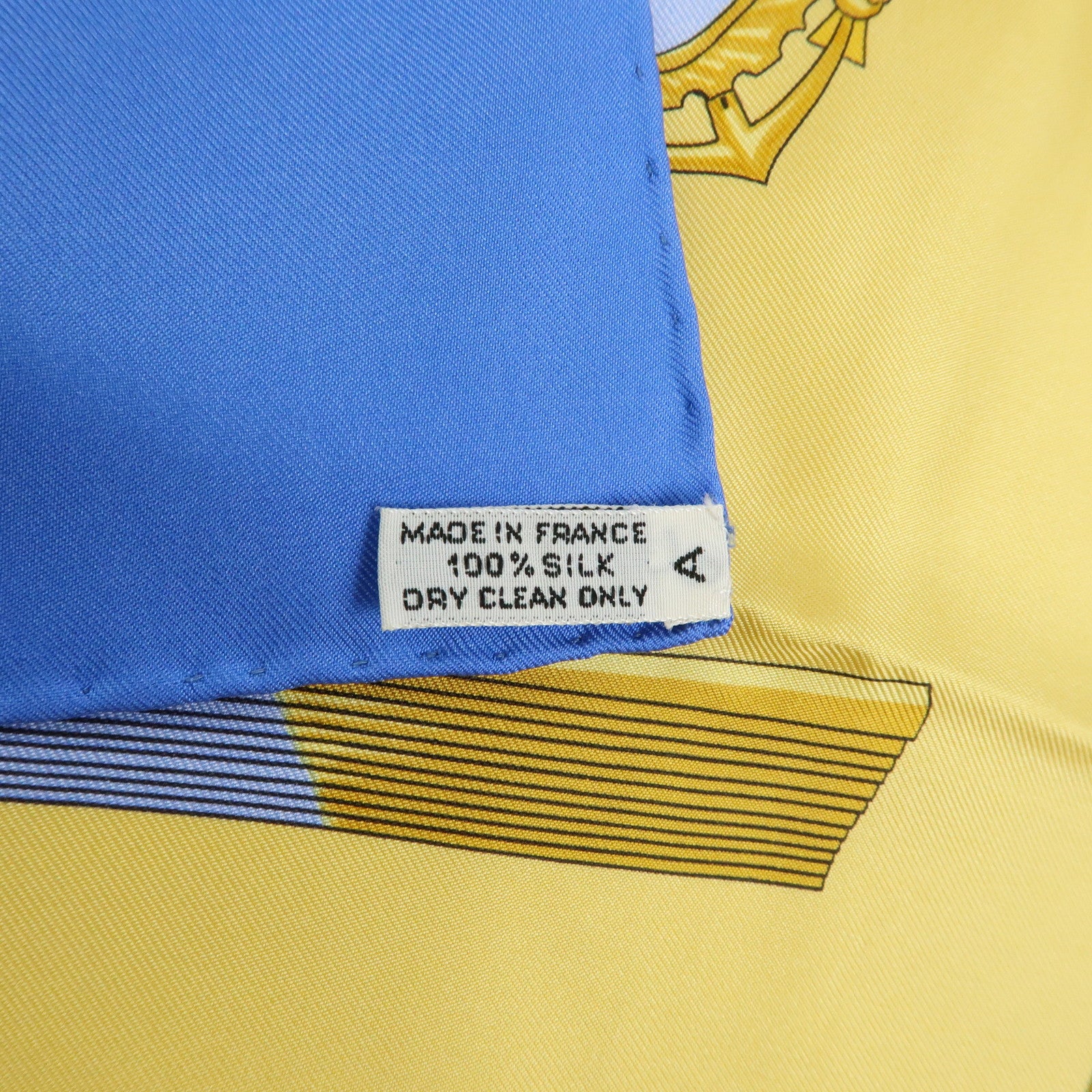 HERMES Set of 2 Carre90 Silk 100% Scarf La MARINE a RAMES/GRAND APPARAT