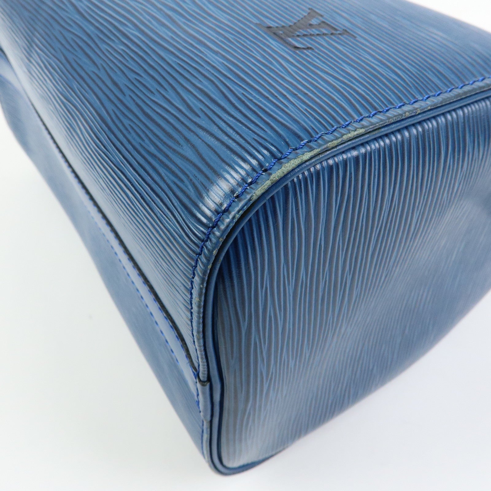 Louis Vuitton Epi Speedy 25 Hand Bag Boston Bag Toledo Blue M43015