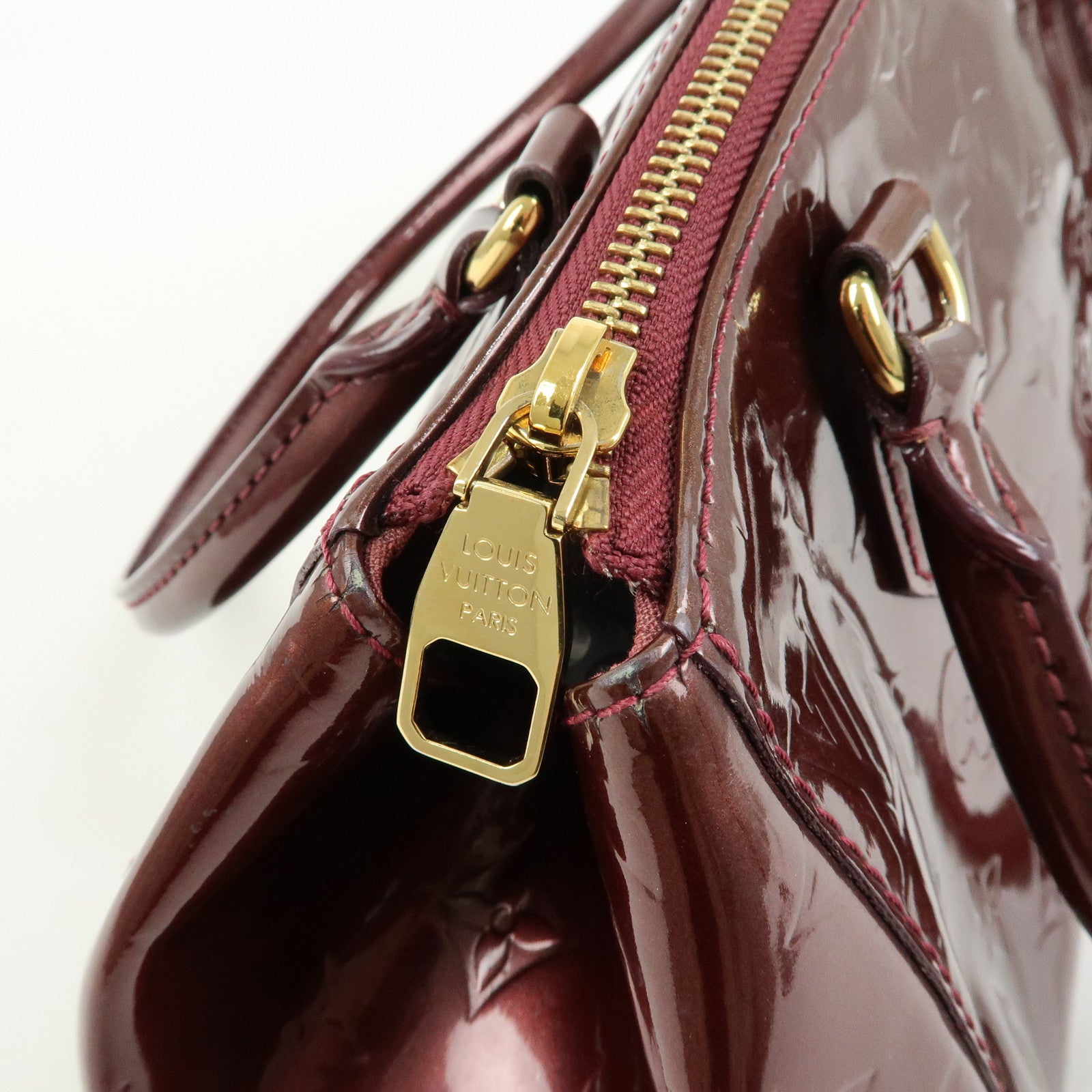 Louis Vuitton Monogram Vernis Sherwood PM Boston Hand Bag M91492