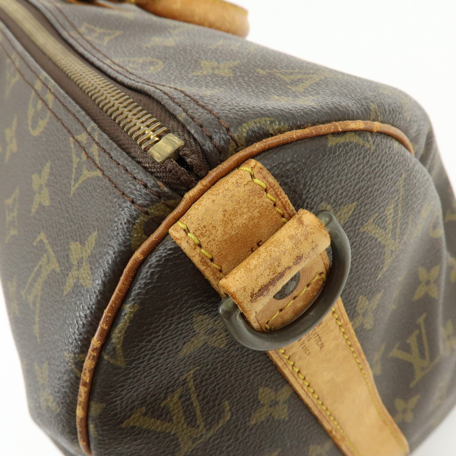 Louis Vuitton Monogram Keep All Bandouliere 45 Boston Bag Brown M41418