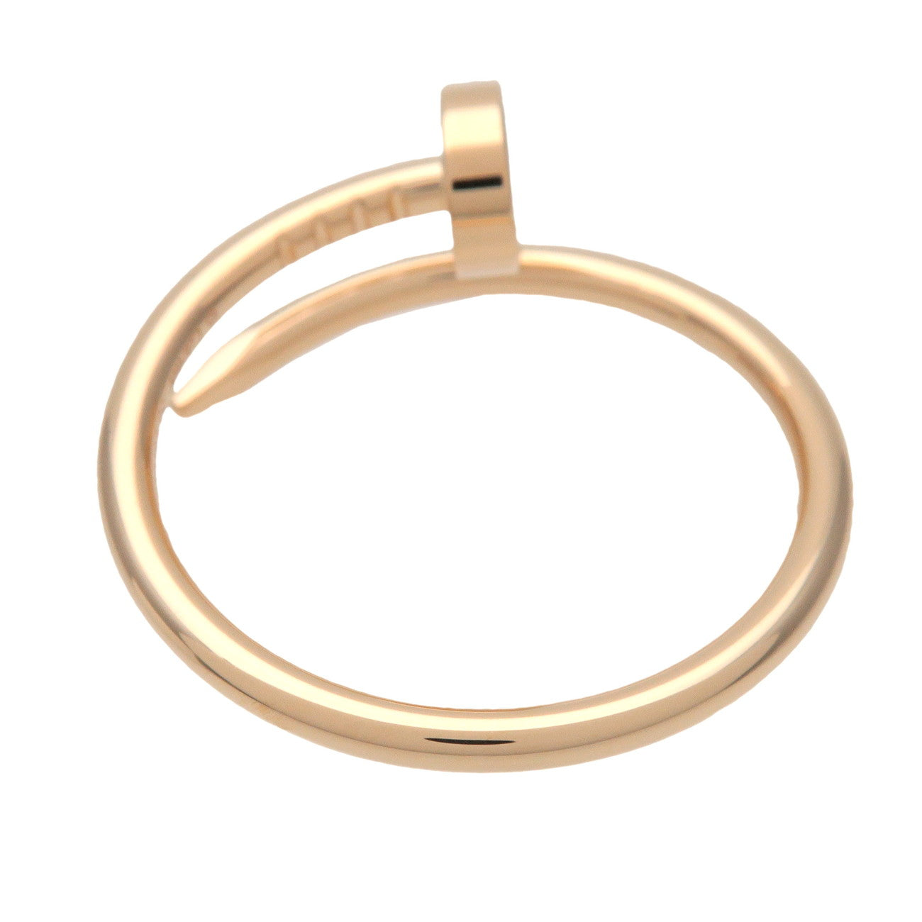 Cartier Juste un Clou Ring SM K18 750YG Yellow Gold #55 US7.5