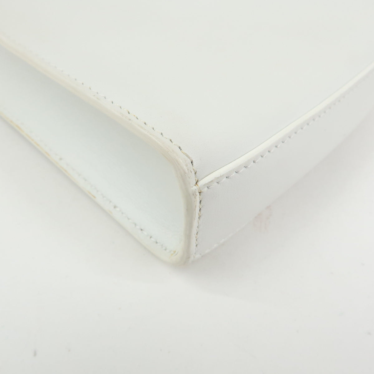 JIL SANDER Tangle Leather Shoulder Bag Crossbody Bag White