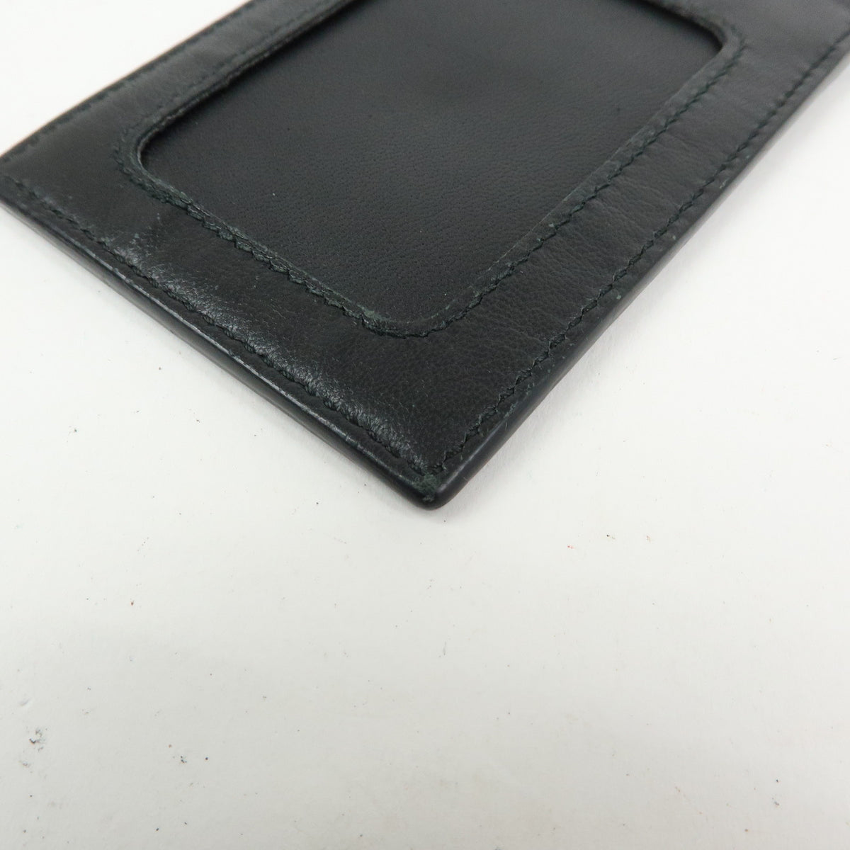 BOTTEGA VENETA Intrecciato Leather Shoulder Card Case Black