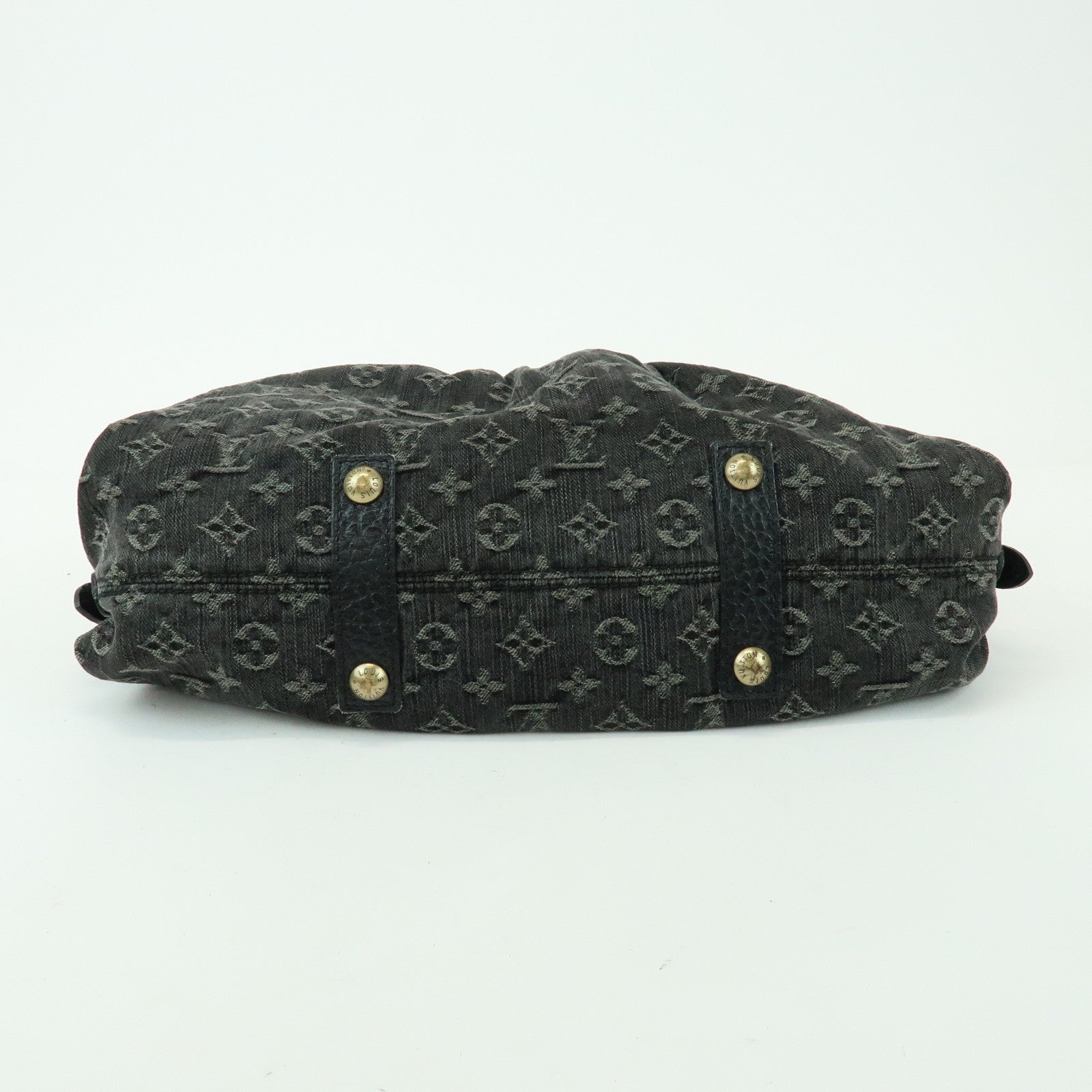 Louis Vuitton Monogram Denim Neo Cabby MM 2Way Bag Noir M95351