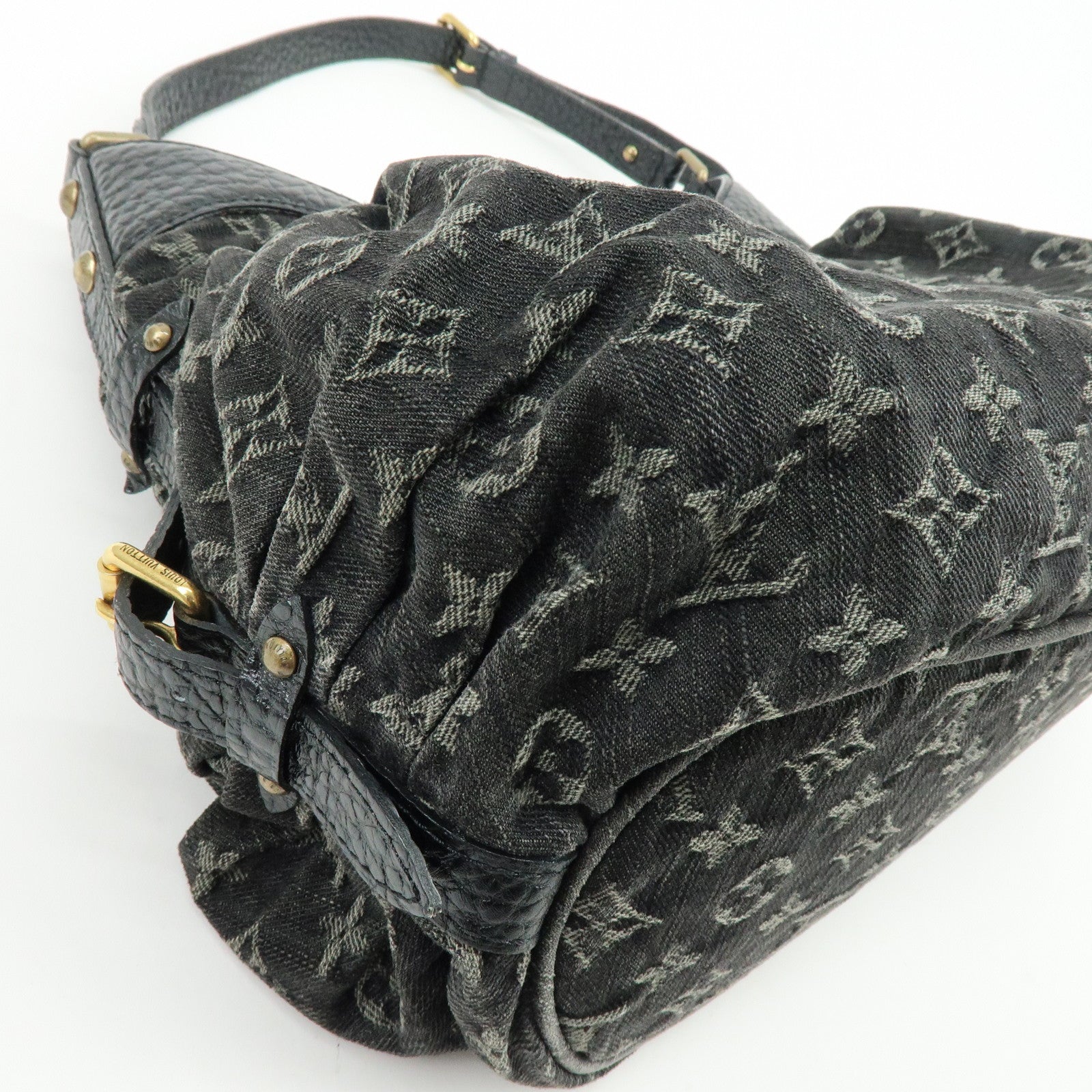 Louis Vuitton Monogram Denim XS Shoulder Crossbody Bag Noir M95608