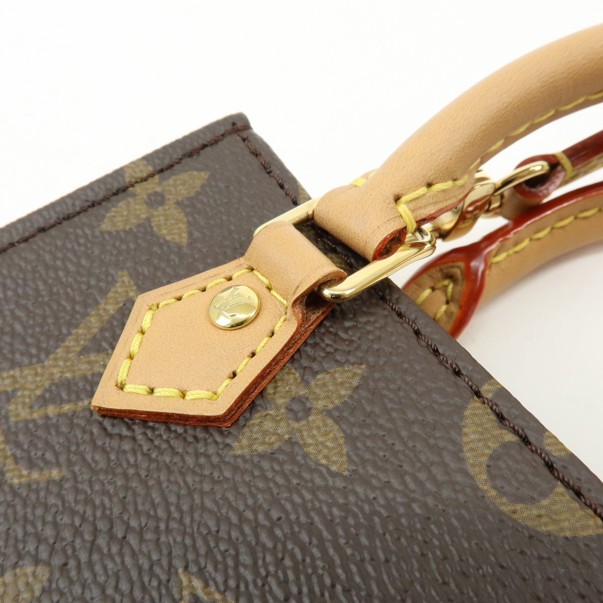 Louis Vuitton Monogram Petit Sac Plat 2Way Bag Hand Shoulder Bag M69442