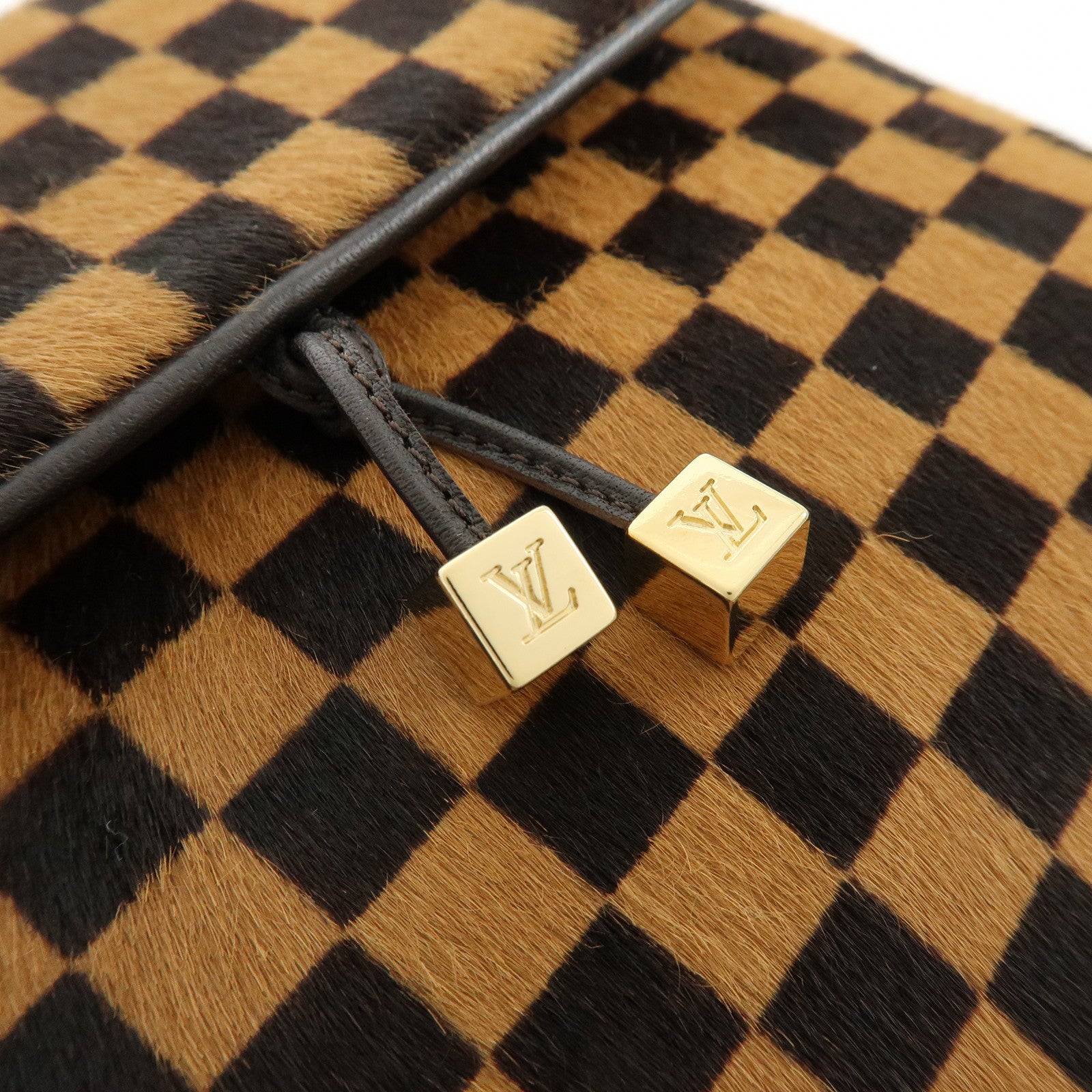 Louis Vuitton Damier Sauvage Gazelle Beige Shoulder Bag M92130