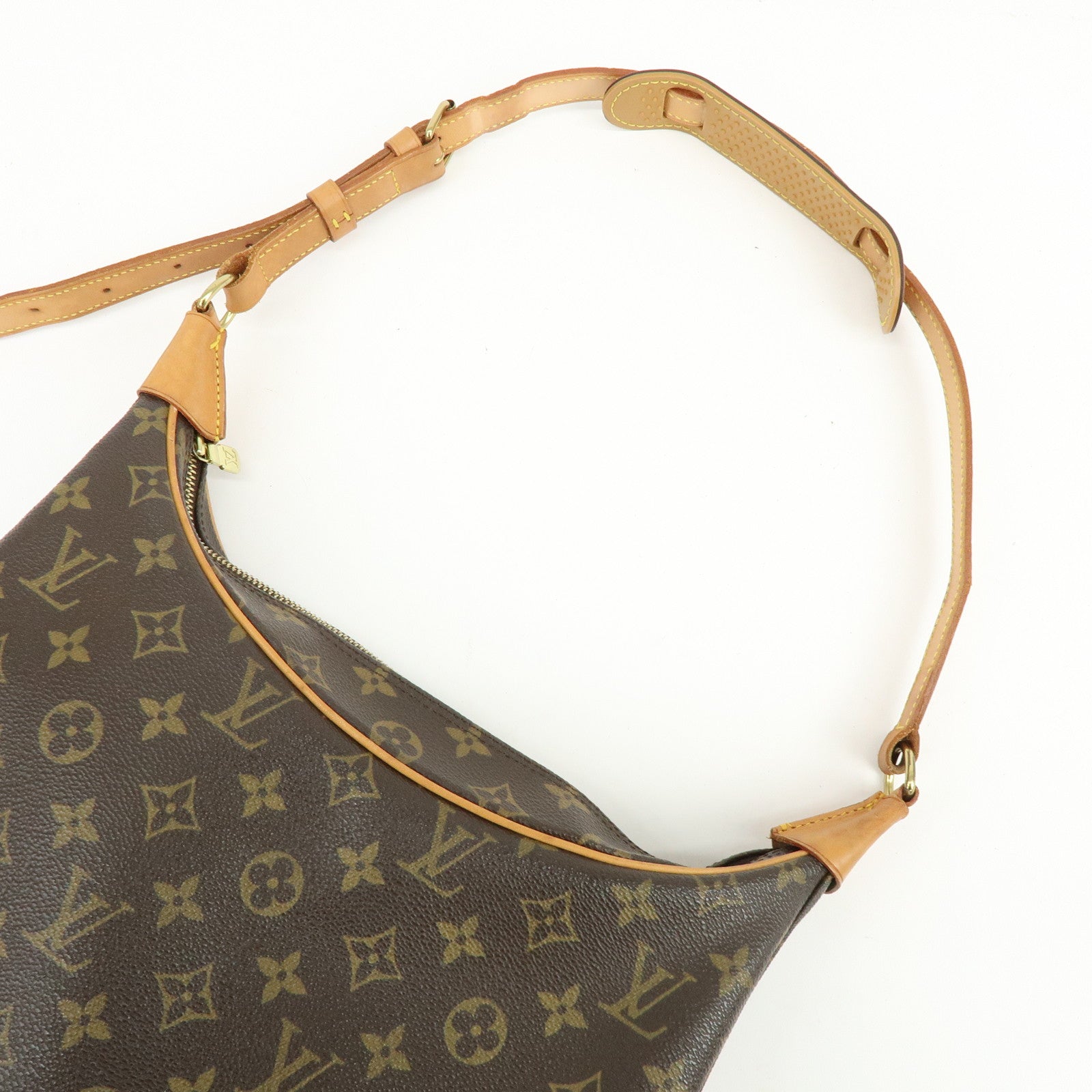 Louis Vuitton Monogram Boulogne 30 Canvas Shoulder Bag Brown M51265