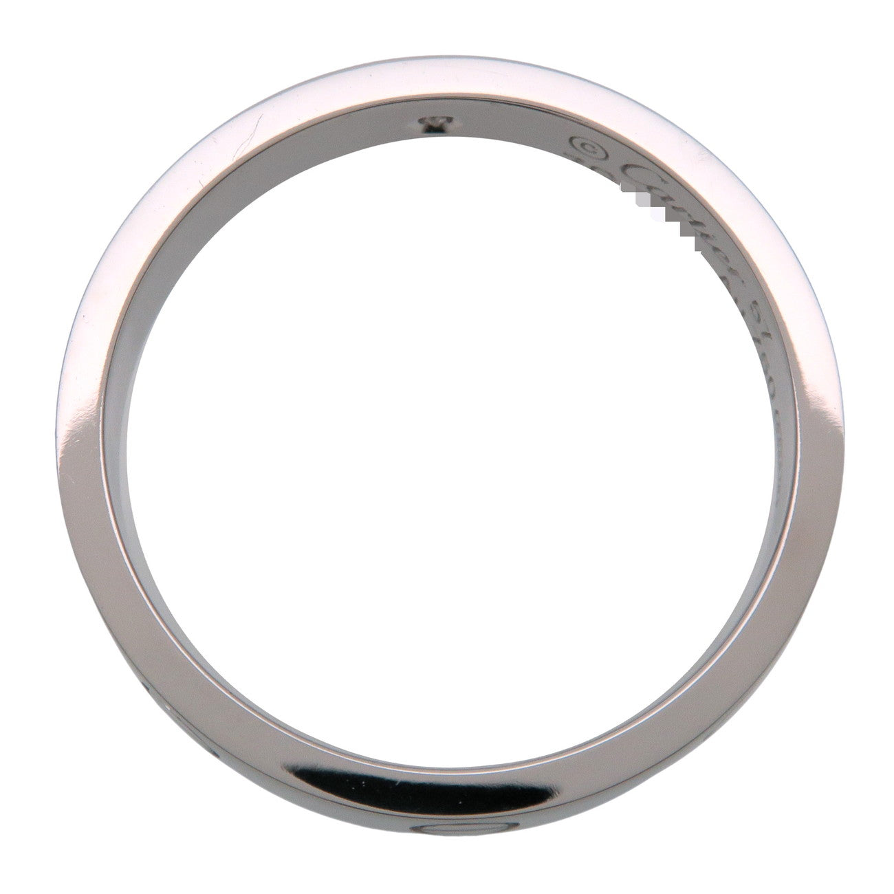 Cartier Mini Love  1P Diamond Ring K18 750WG #57 US8 EU57 HK18