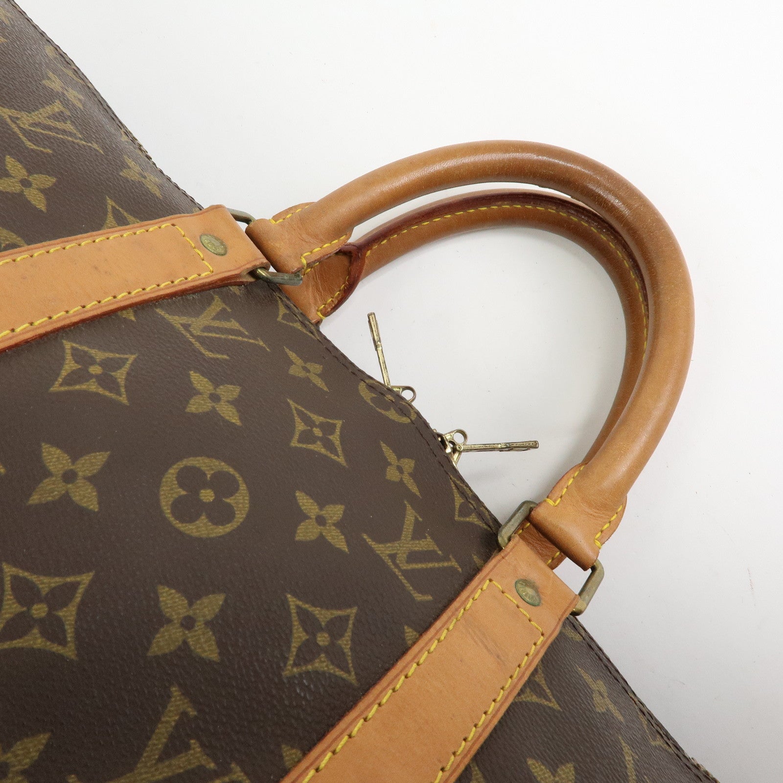 Louis Vuitton Monogram Keep All 50 Boston Bag Brown M41426