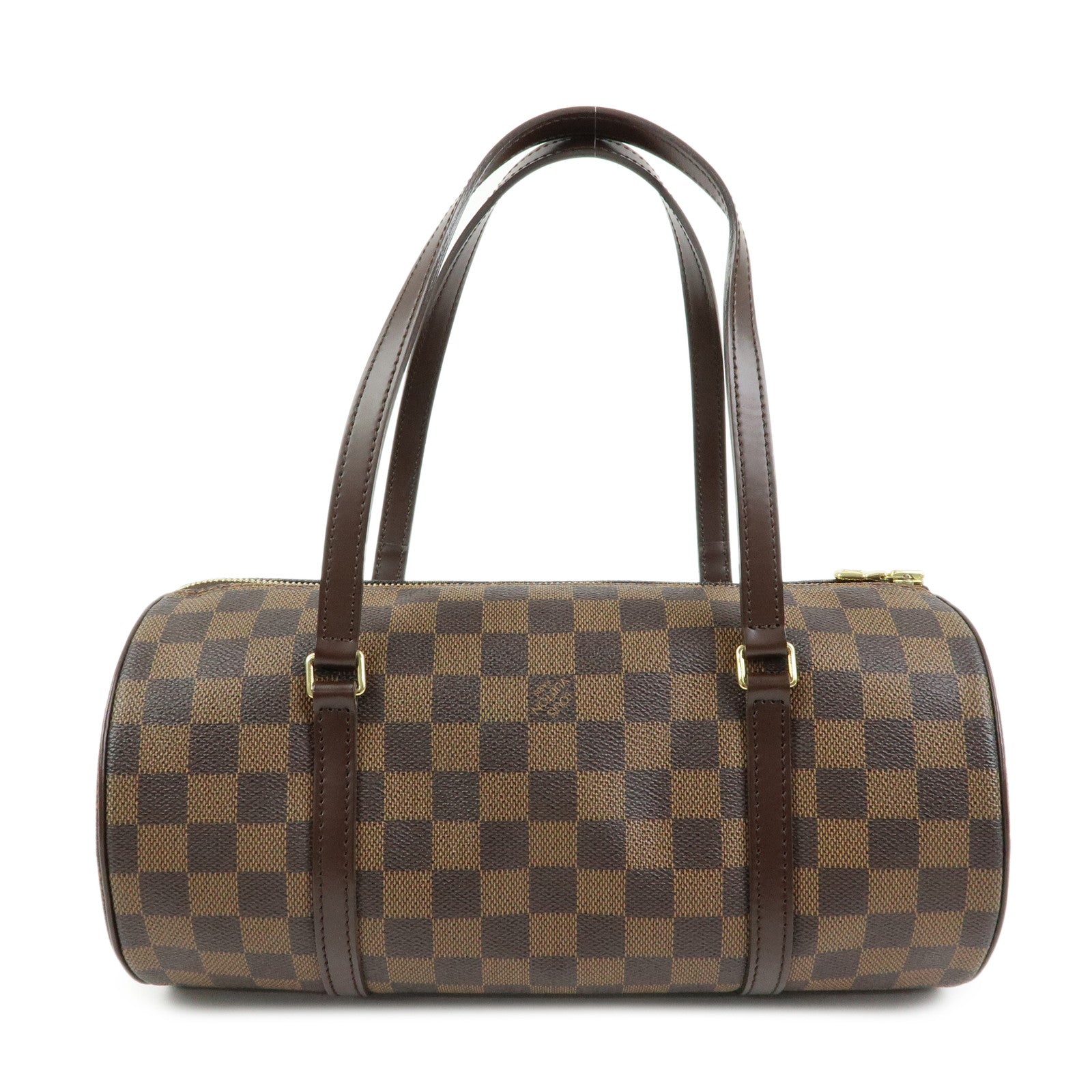 Louis Vuitton Damier Ebene Papillon 30 Hand Bag & Pouch Brown N51303