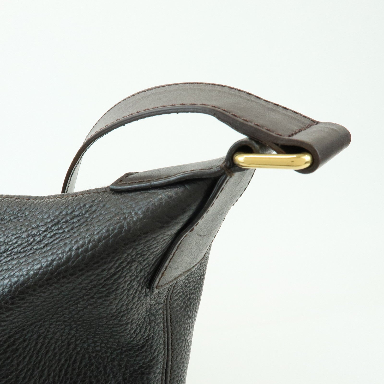 TOM FORD Leather Shoulder Bag Crossbody Bag Black