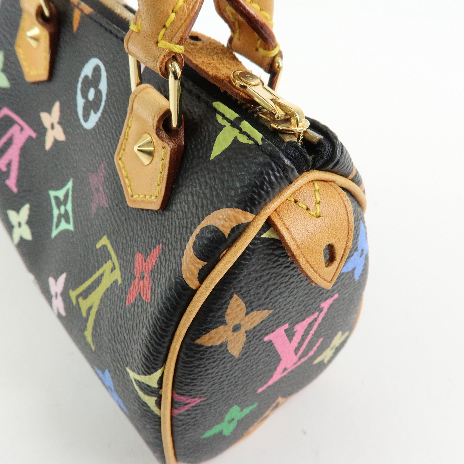 Louis Vuitton Monogram Multicolor Mini Speedy Mini Bag Noir M92644