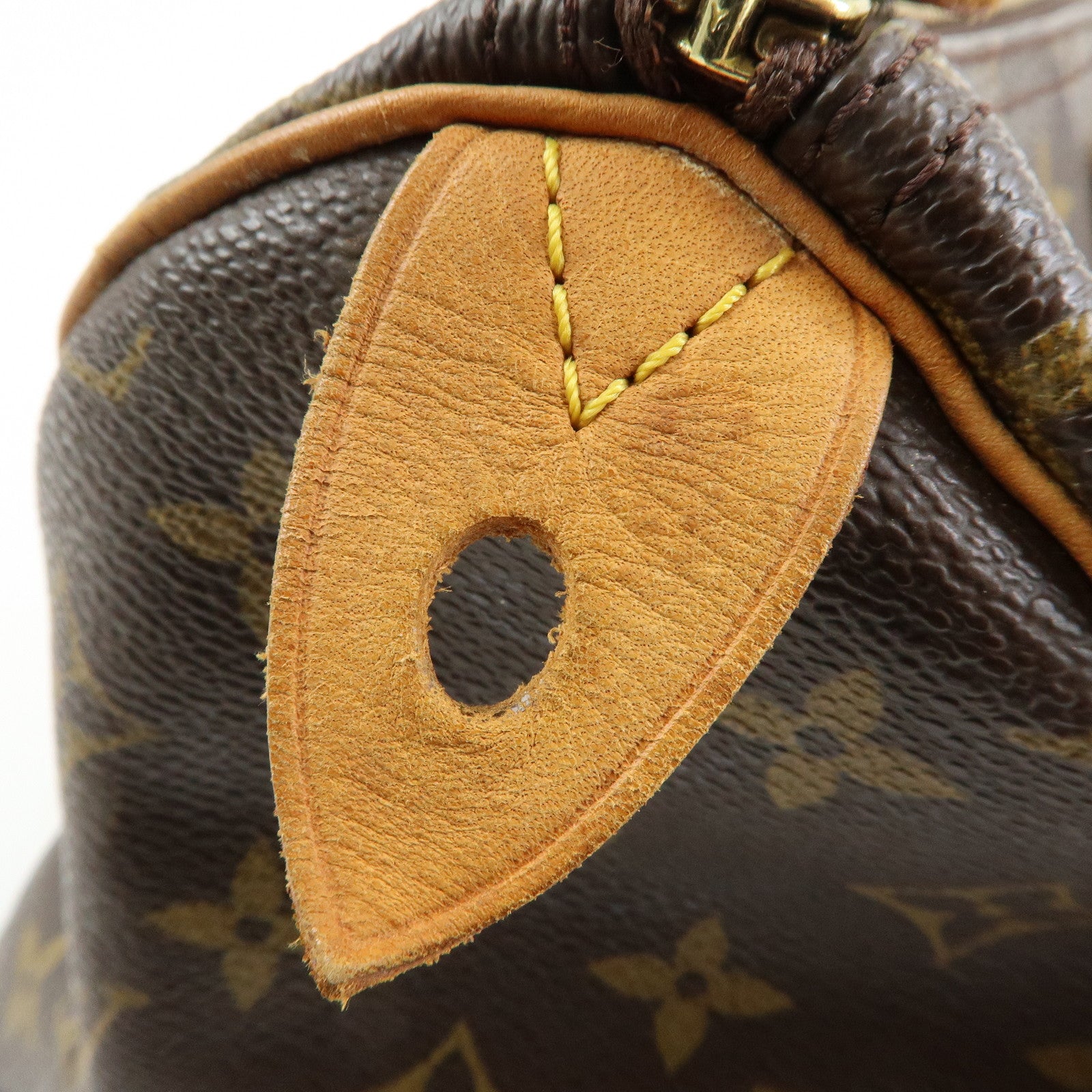 Louis Vuitton Monogram Speedy 35 Boston Bag Hand Bag Brown M41524