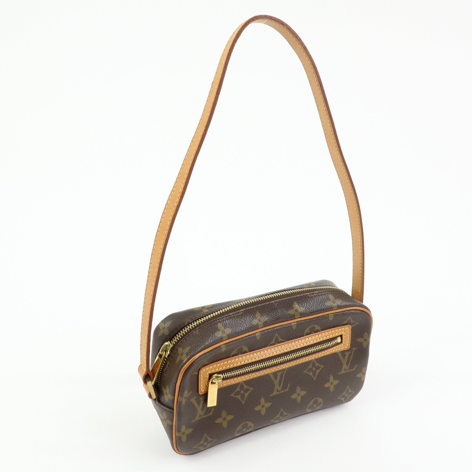 Louis Vuitton Monogram Pochette Cite Shoulder Bag Brown M51183