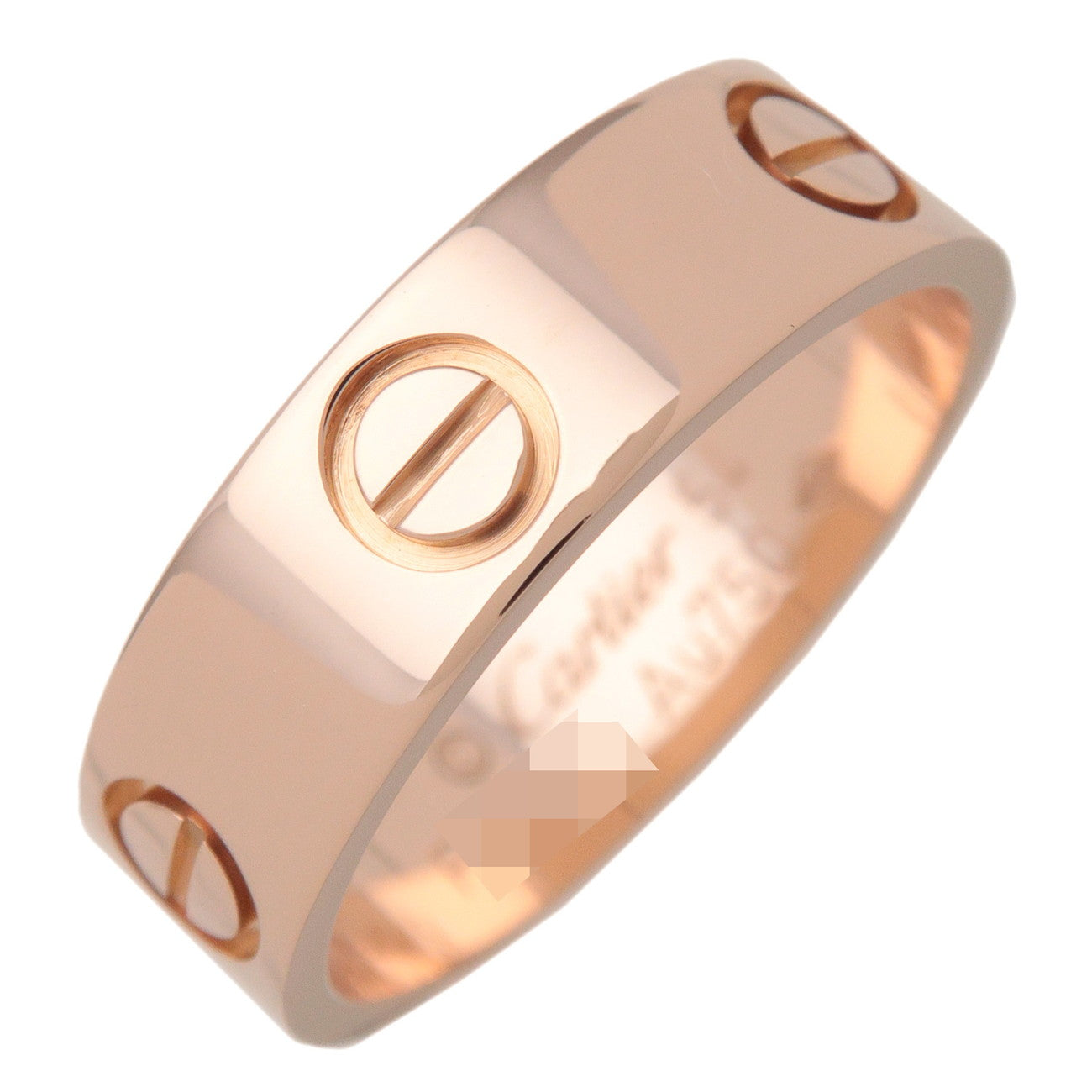 Cartier Love Ring K18 750PG Rose Gold #54 US7 EU54 HK15