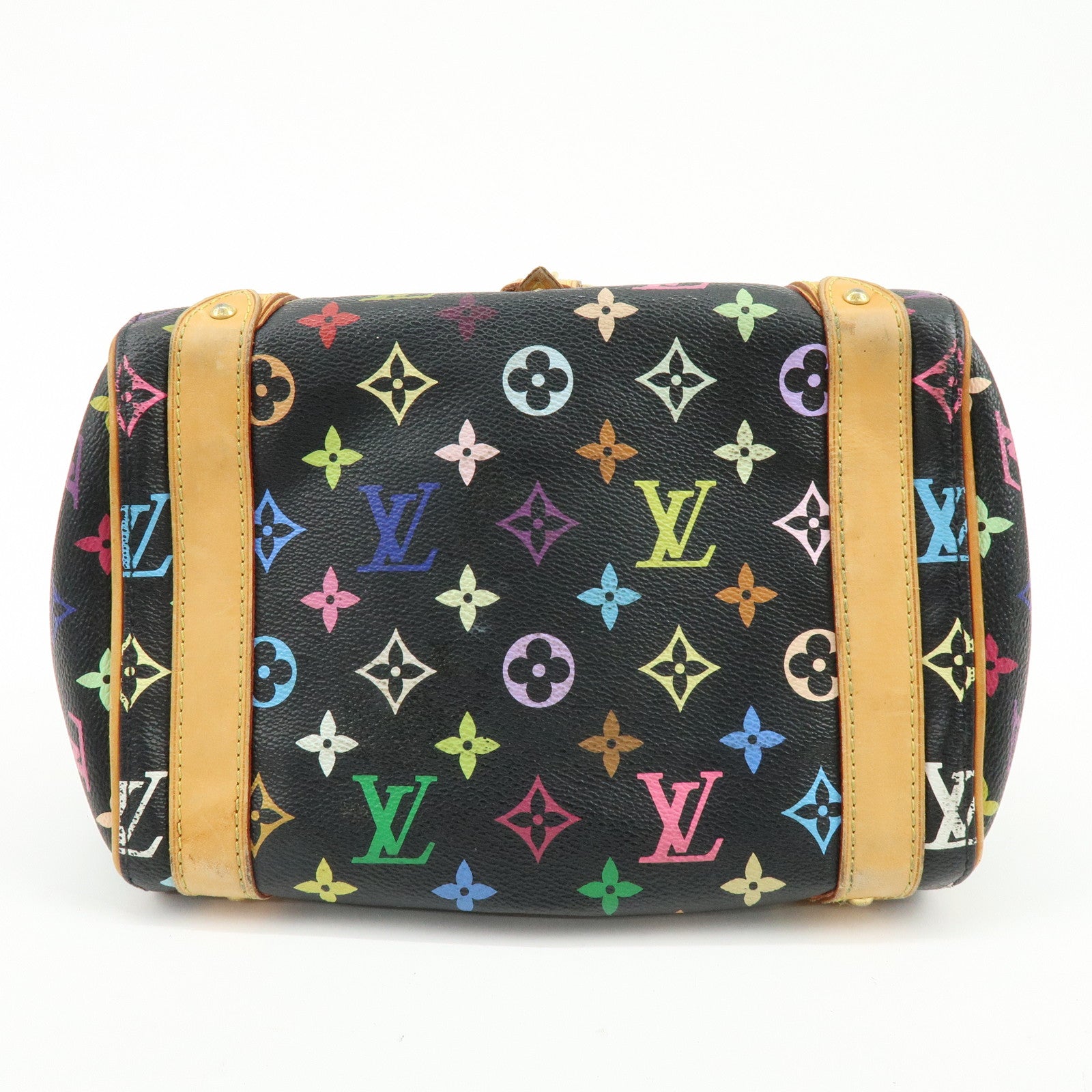 Louis Vuitton Monogram Multicolor Priscilla Hand Bag Noir M40097