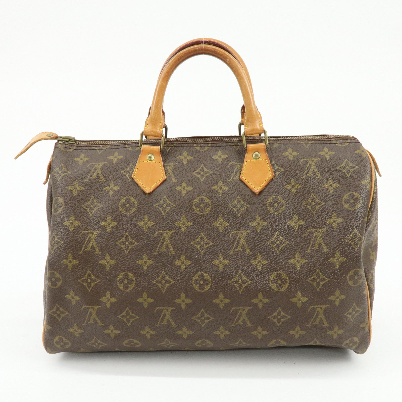 Louis Vuitton Monogram Speedy 35 Canvas Boston Bag Hand Bag M41524