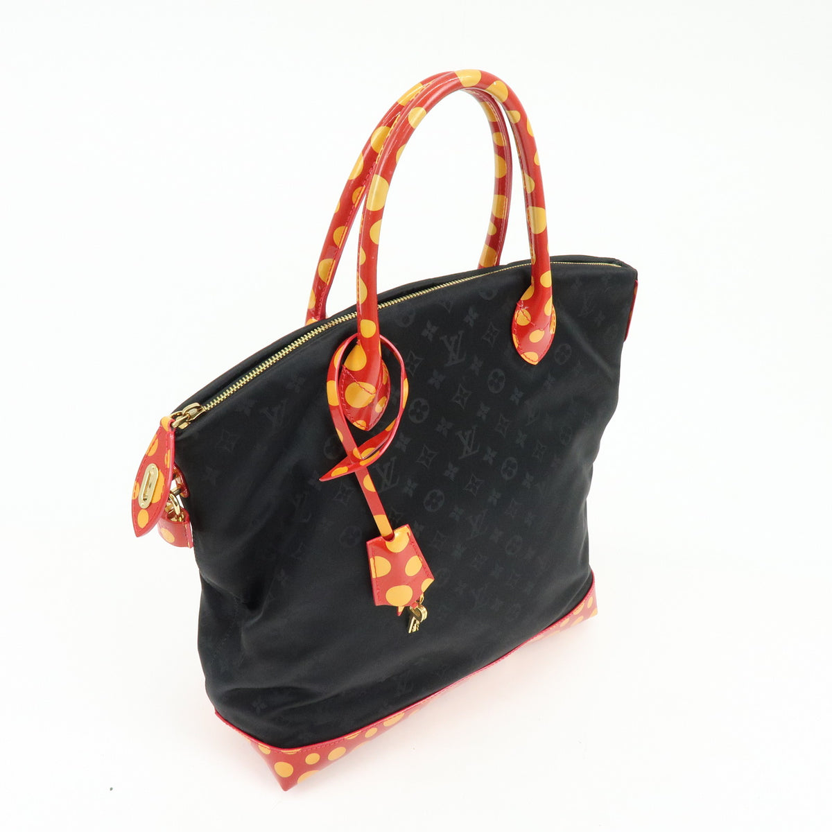 Louis Vuitton Yayoi Kusama Vernis Infinity Dot Lockit MM ToteBag M40681