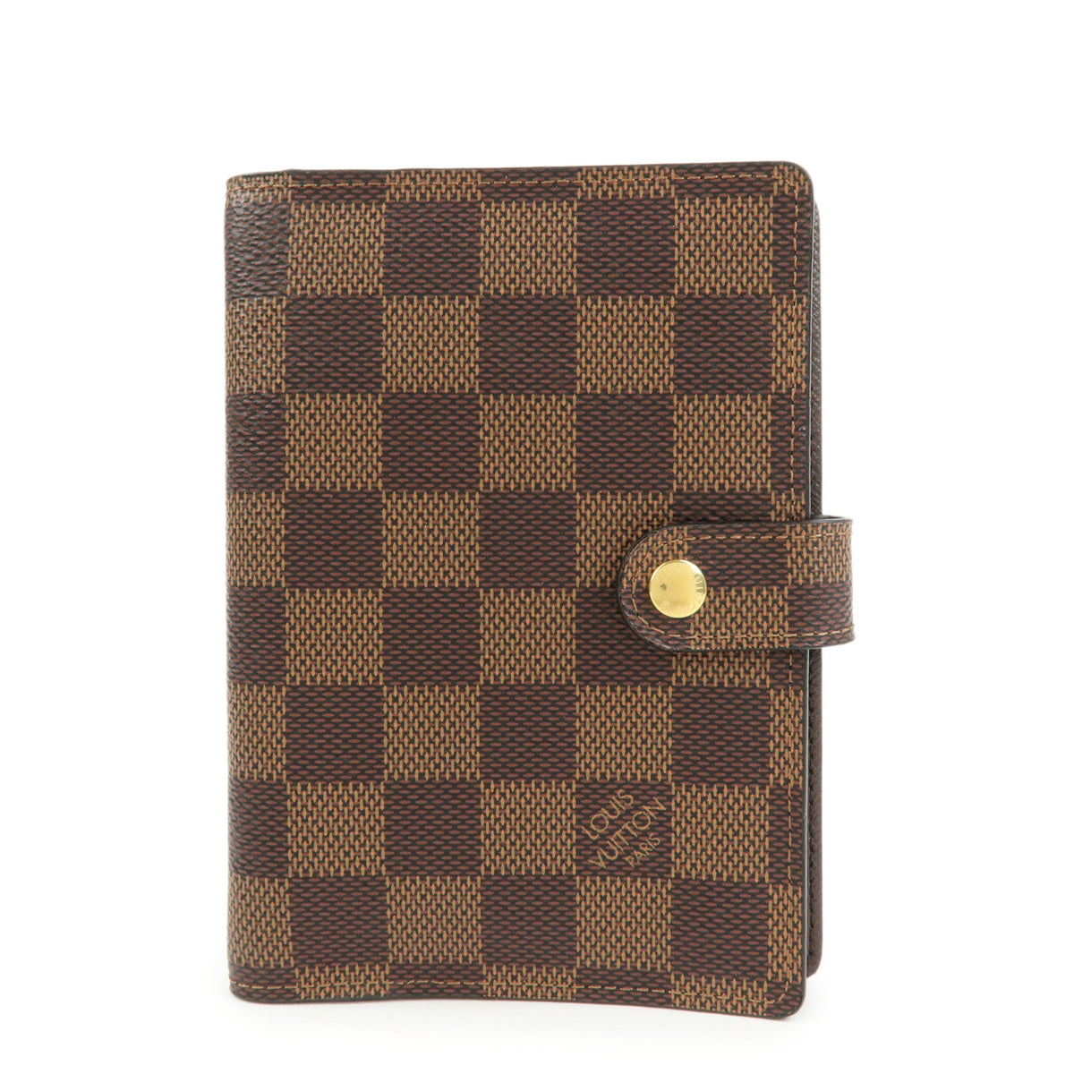 Louis Vuitton Damier Agenda PM Planner Cover Brown R20700