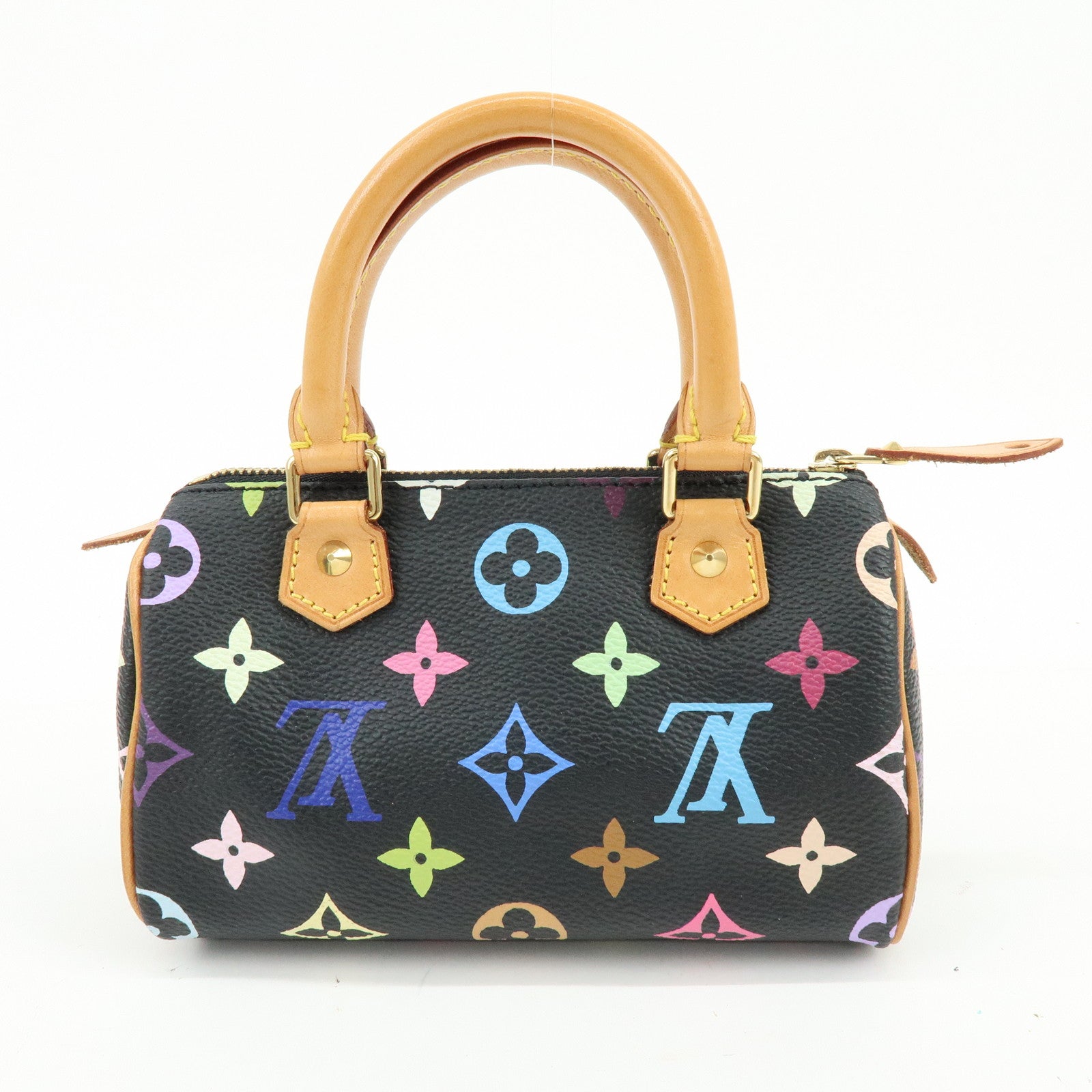 Louis Vuitton Monogram Multicolor Mini Speedy Mini Bag Noir M92644